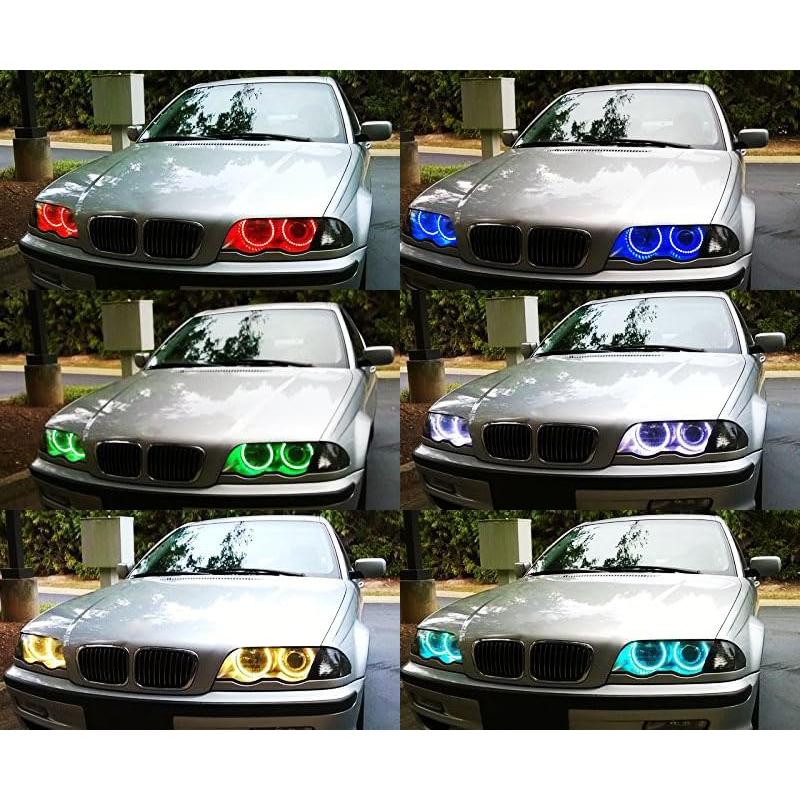 Anillos Halo RGB Multicolor iJDMTOY para BMW E36 E46 E38 E39