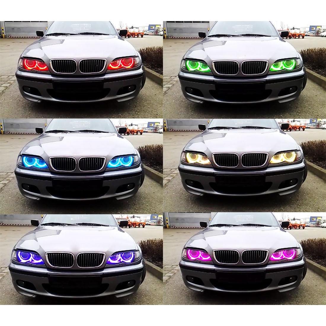 Anillos Halo RGB Multicolor iJDMTOY para BMW E36 E46 E38 E39