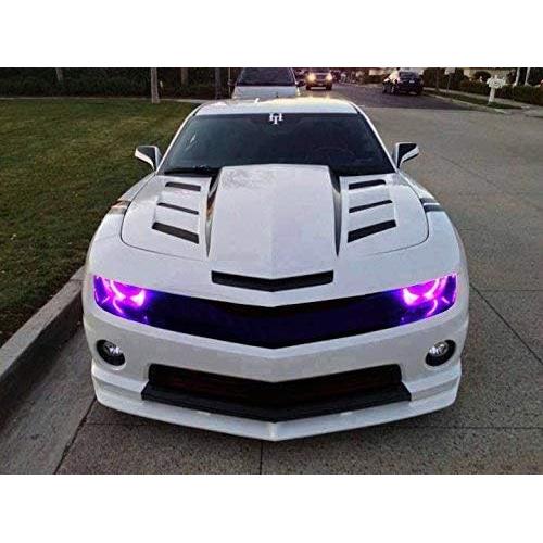 Anillo Halo LED RGB iJDMTOY para Faros - Ajustable, Universal