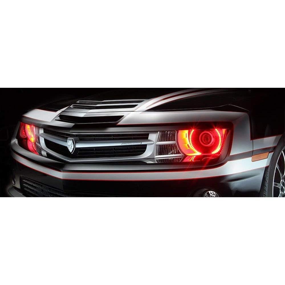 Anillo Halo LED RGB iJDMTOY para Faros - Ajustable, Universal