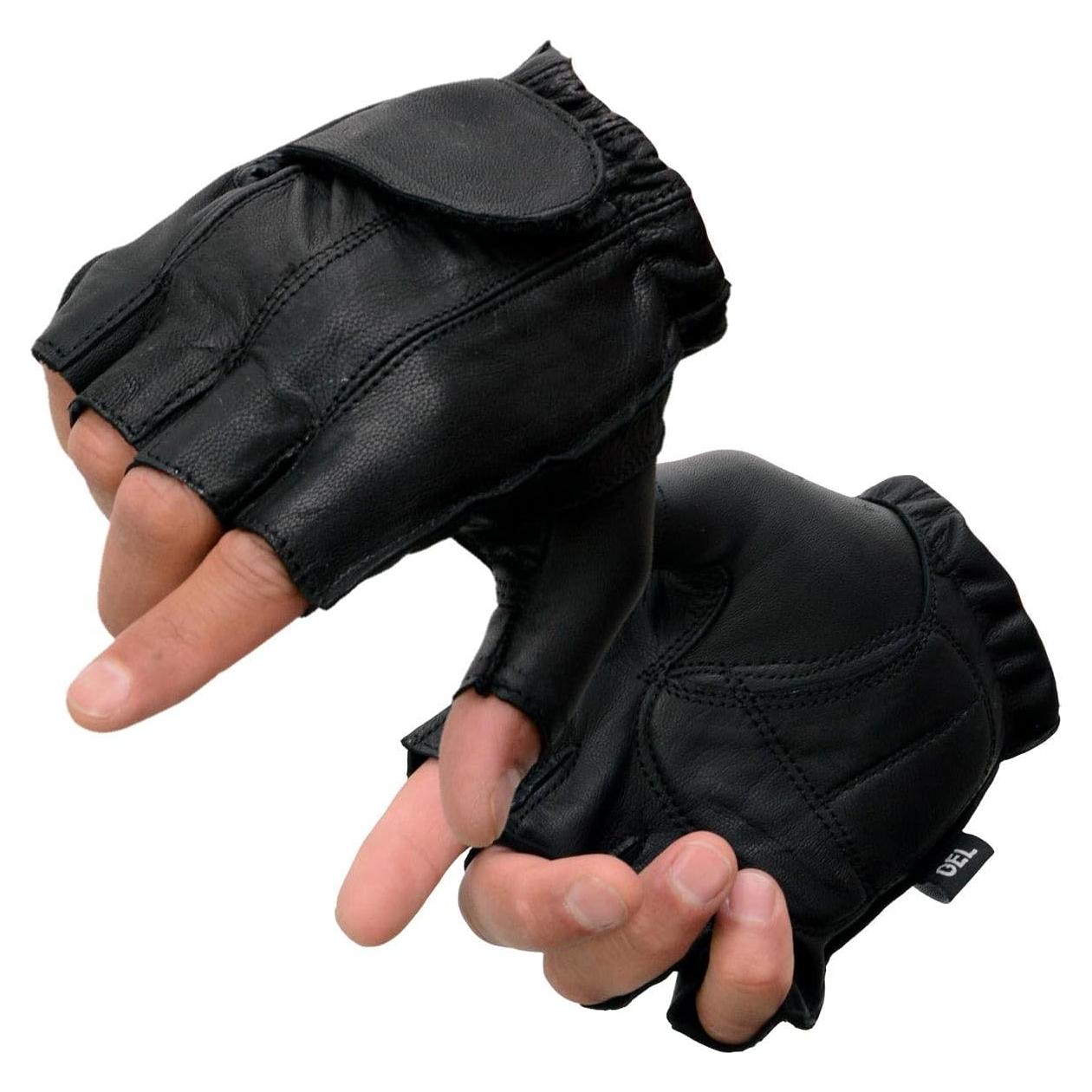 Guantes sin Dedos Milwaukee Leather SH442 para Motocicleta 3XL