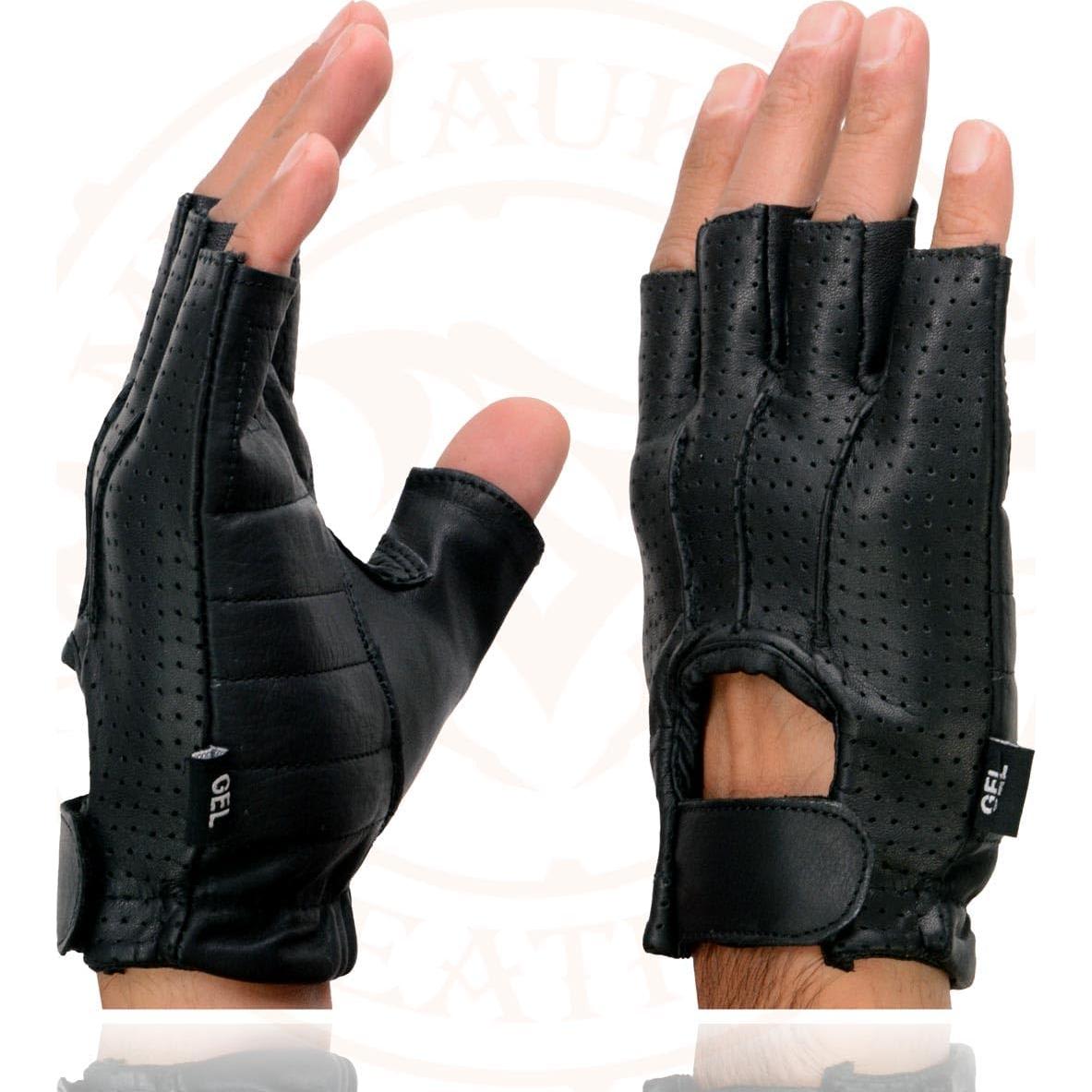 Guantes de Motocicleta Milwaukee Leather SH357 Sin Dedos 2X
