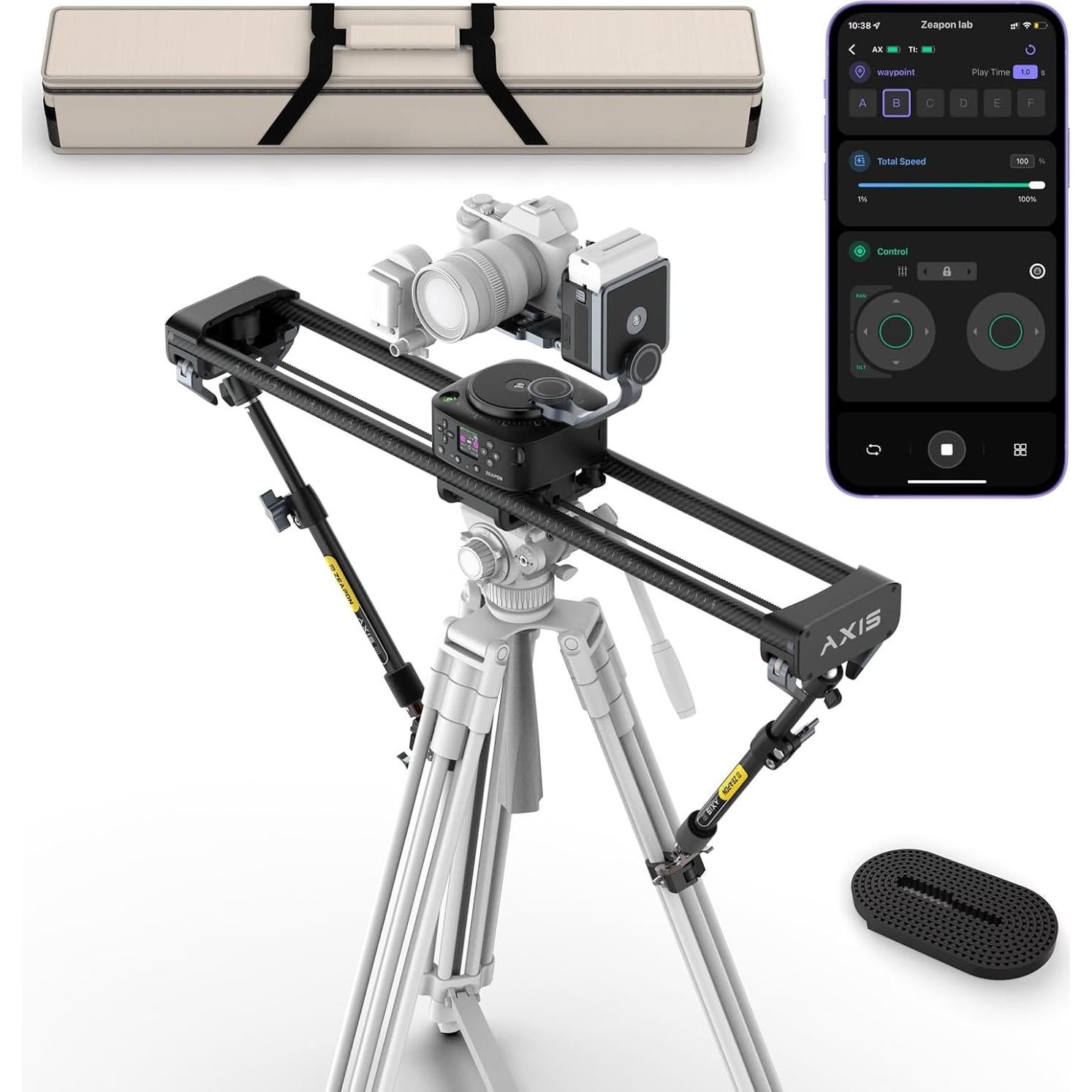 Deslizador de Cámara Motorizado Zeapon AXIS 80 Pro 80cm