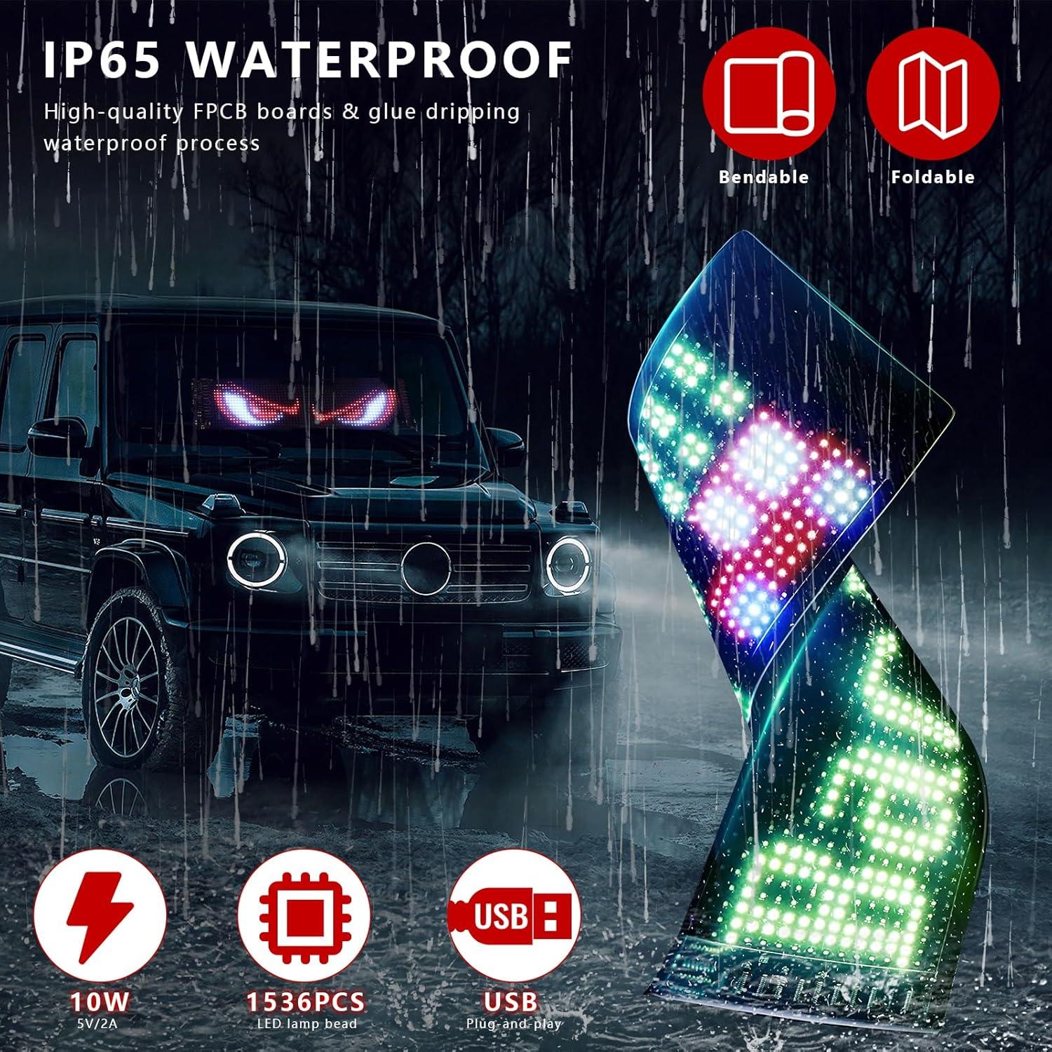 Luces LED Ojos del Diablo ICEFLY para Parabrisas 89.9cm