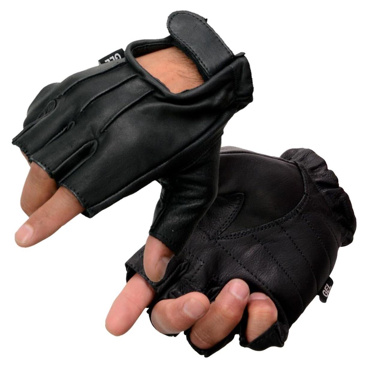 Guantes de Motocicleta Milwaukee Leather SH206 Sin Dedos