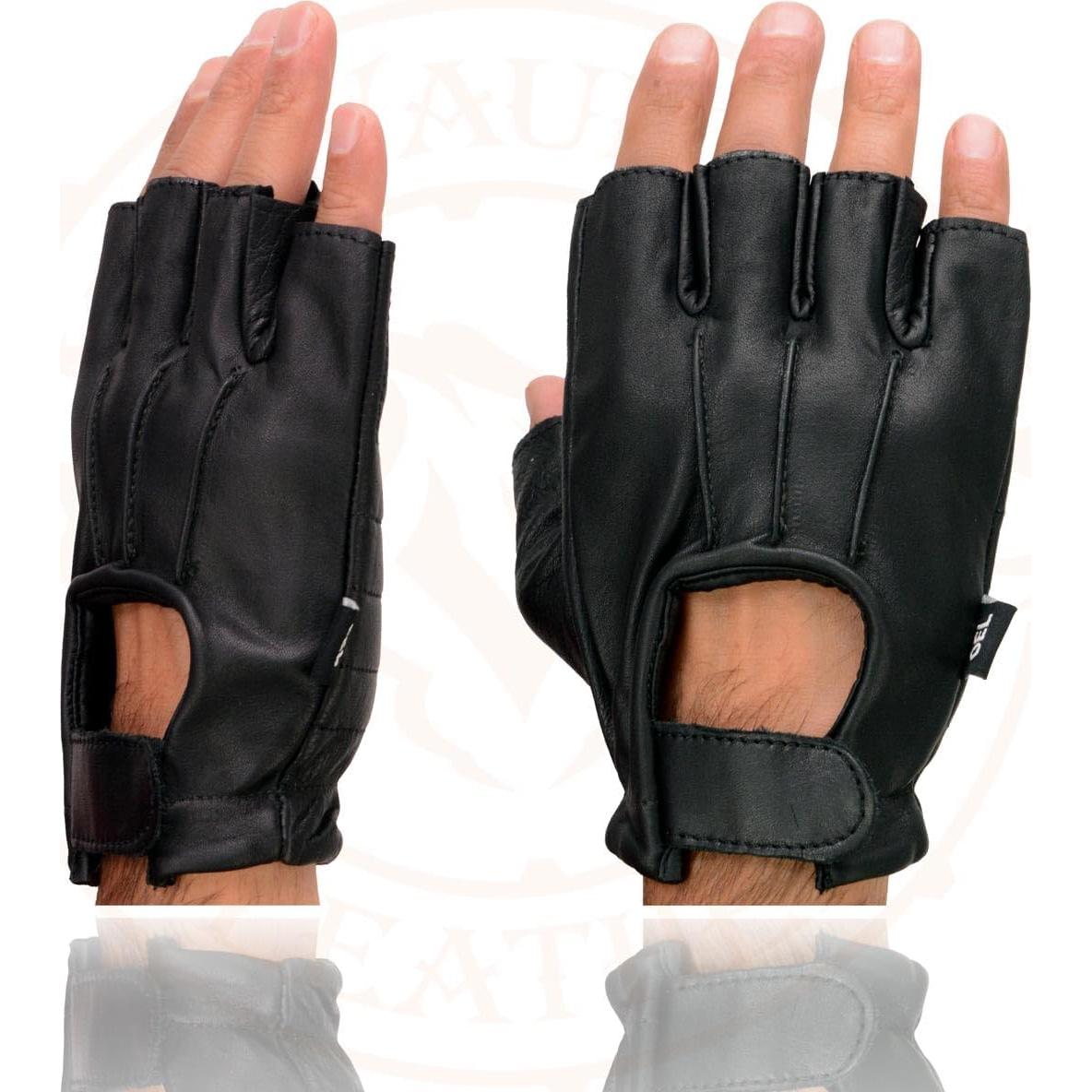 Guantes de Motocicleta Milwaukee Leather SH206 Sin Dedos