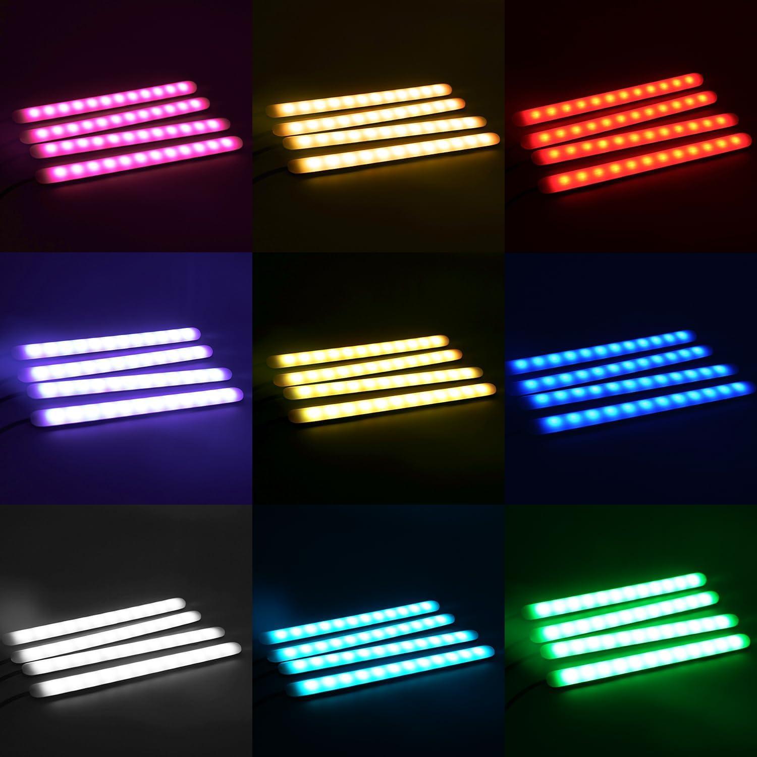 Luz LED Interior de Coche GZ5CG FWD-P729 RGB 29 Modos