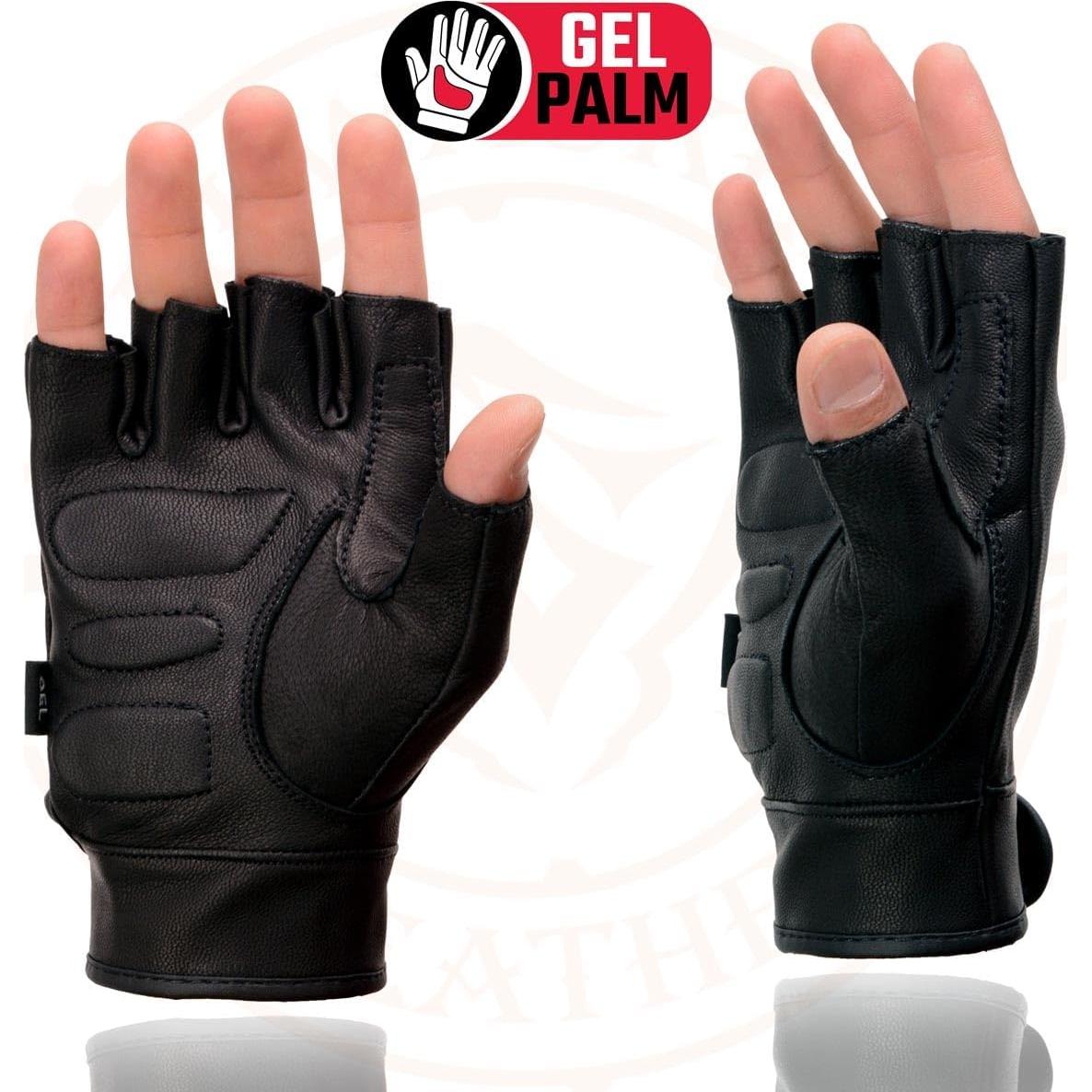 Guantes de Motocicleta Milwaukee Leather 2X sin Dedos