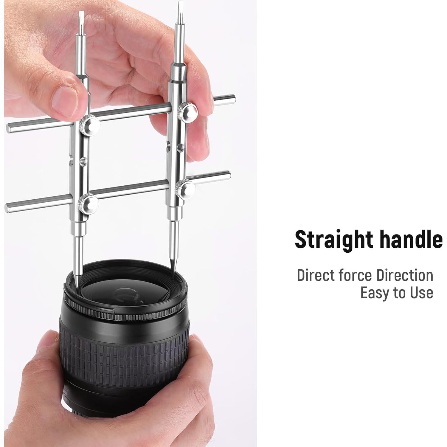 Llave de Lente NEEWER de Acero Inoxidable para Cámaras y Telescopios