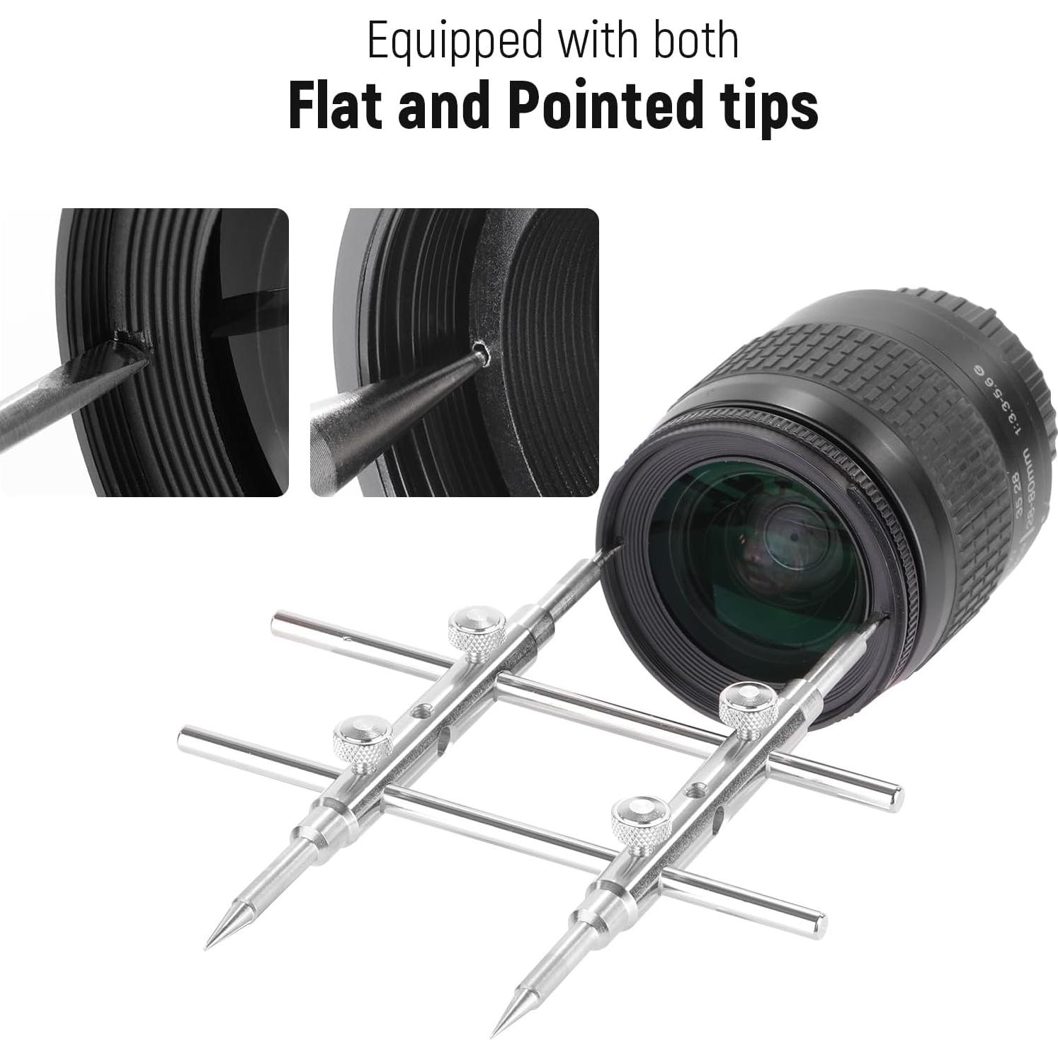 Llave de Lente NEEWER de Acero Inoxidable para Cámaras y Telescopios