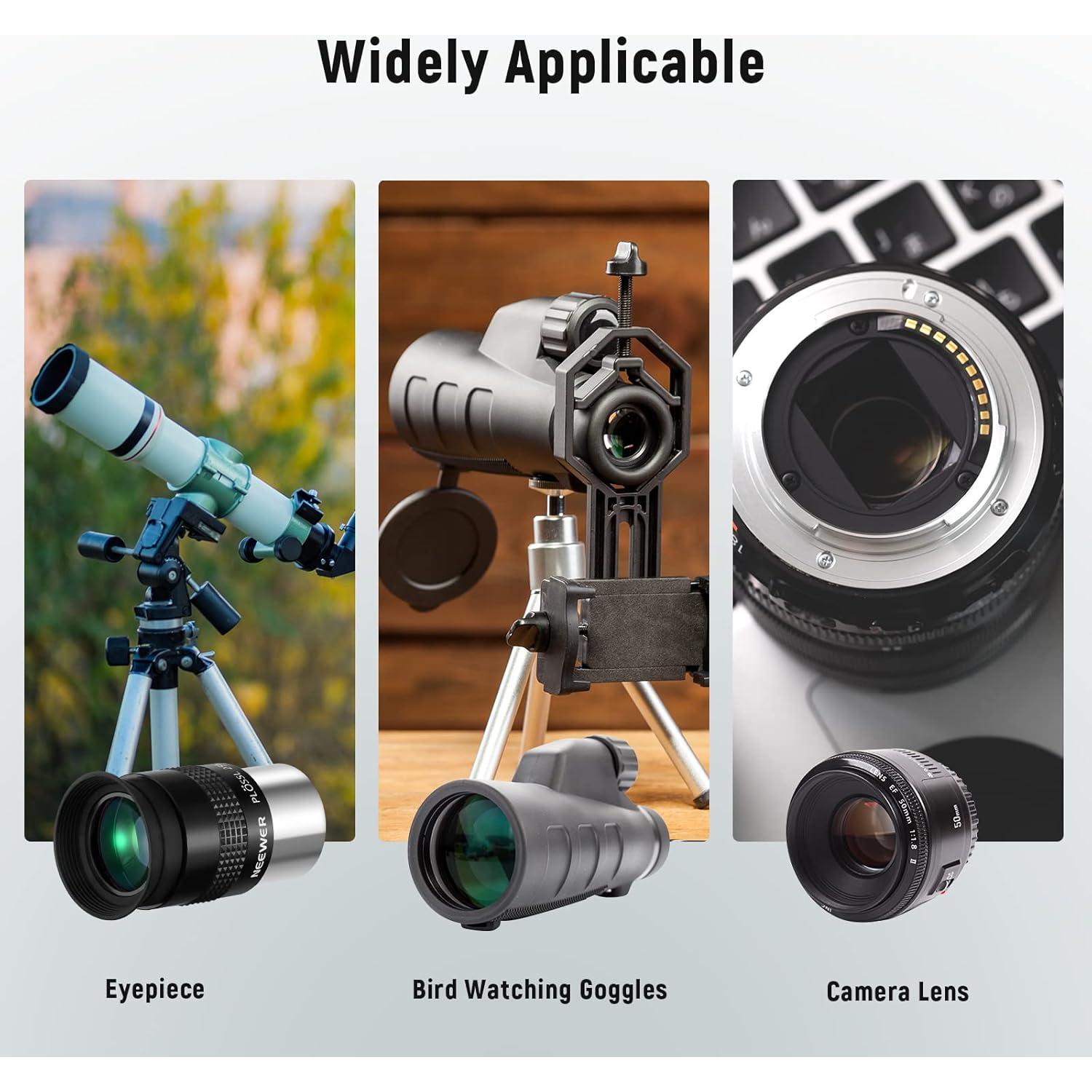 Llave de Lente NEEWER de Acero Inoxidable para Cámaras y Telescopios