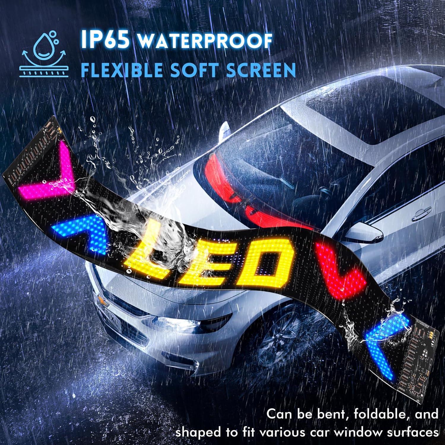 Luces Ojos Demonio LED Programables LeadGoods 60cm x 12cm