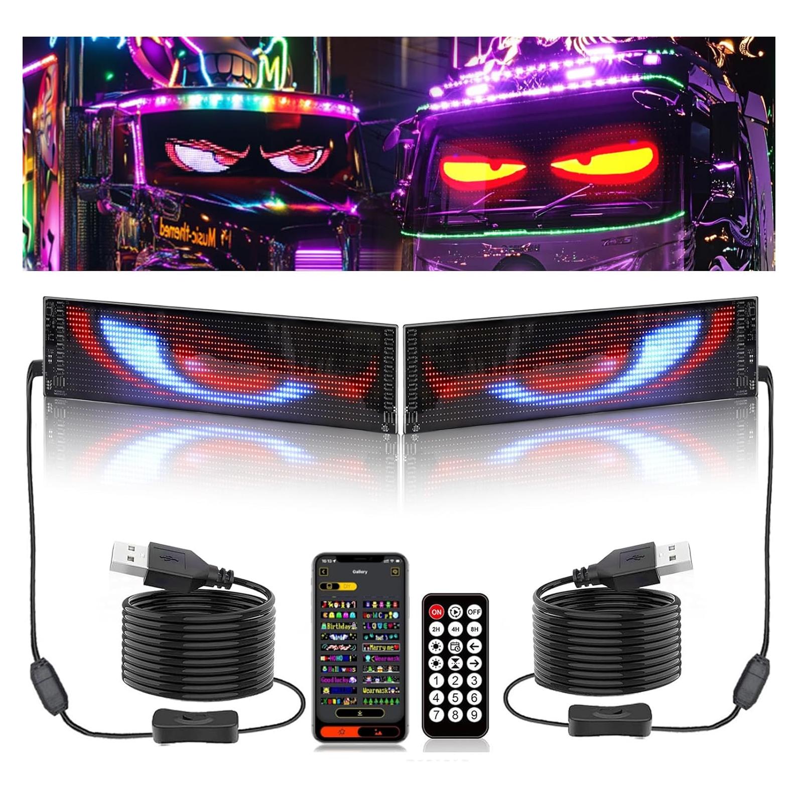 Luces LED Ojos de Diablo Suacopzar 23.4" para Autos