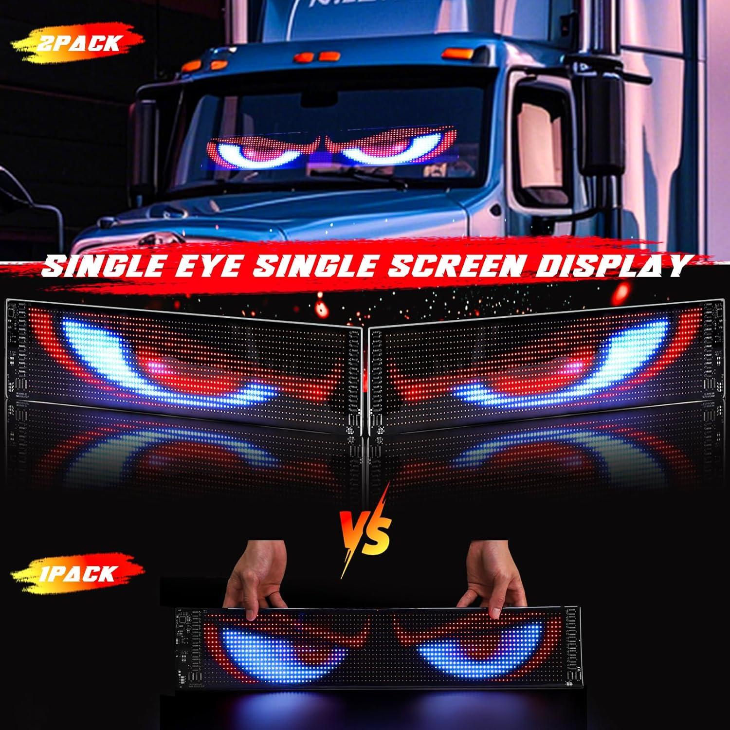 Luces LED Ojos de Diablo Suacopzar 23.4" para Autos