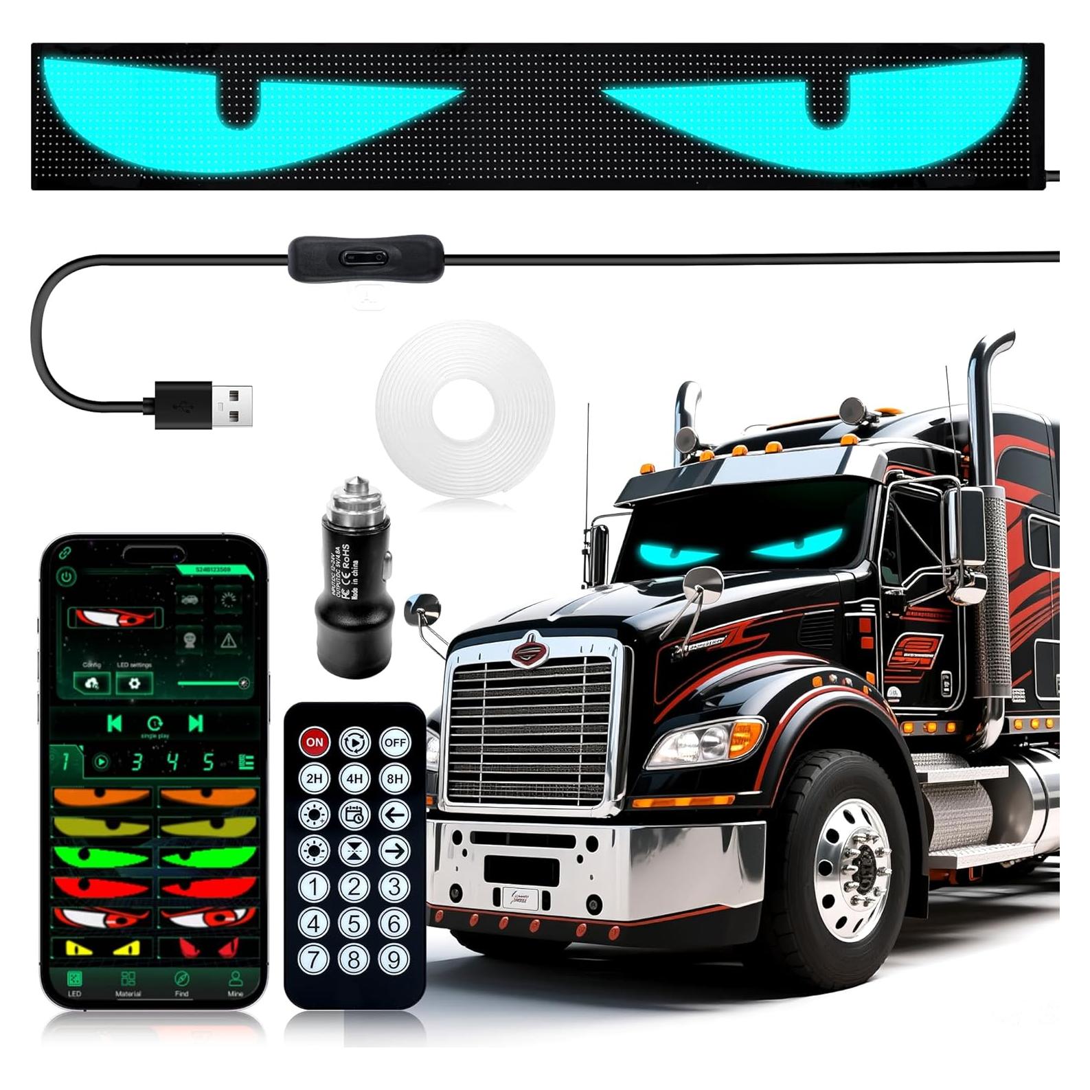 Barra de Luz LED CRILEAL 52.4"x7.56" RGB con Control Bluetooth