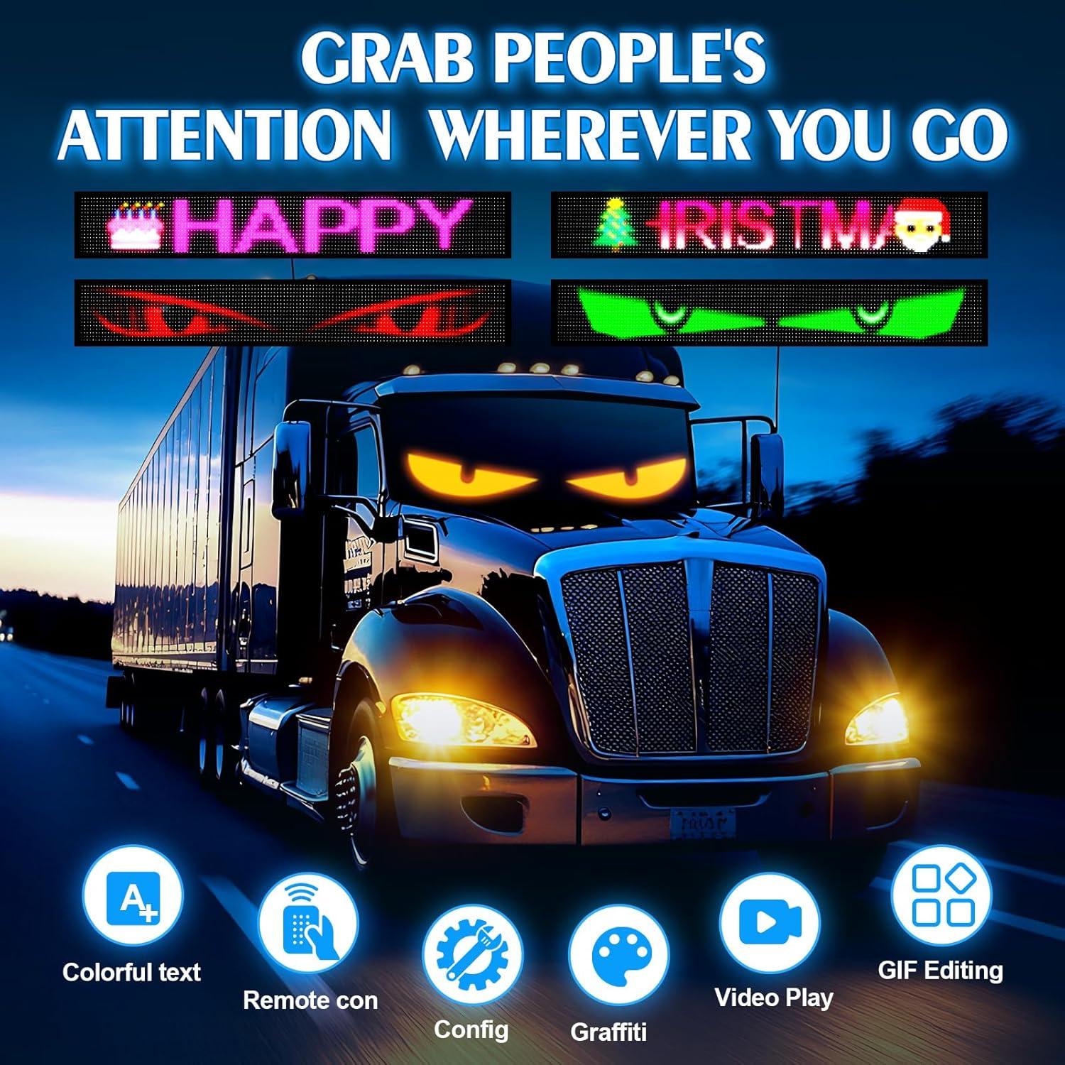 Barra de Luz LED CRILEAL 52.4"x7.56" RGB con Control Bluetooth