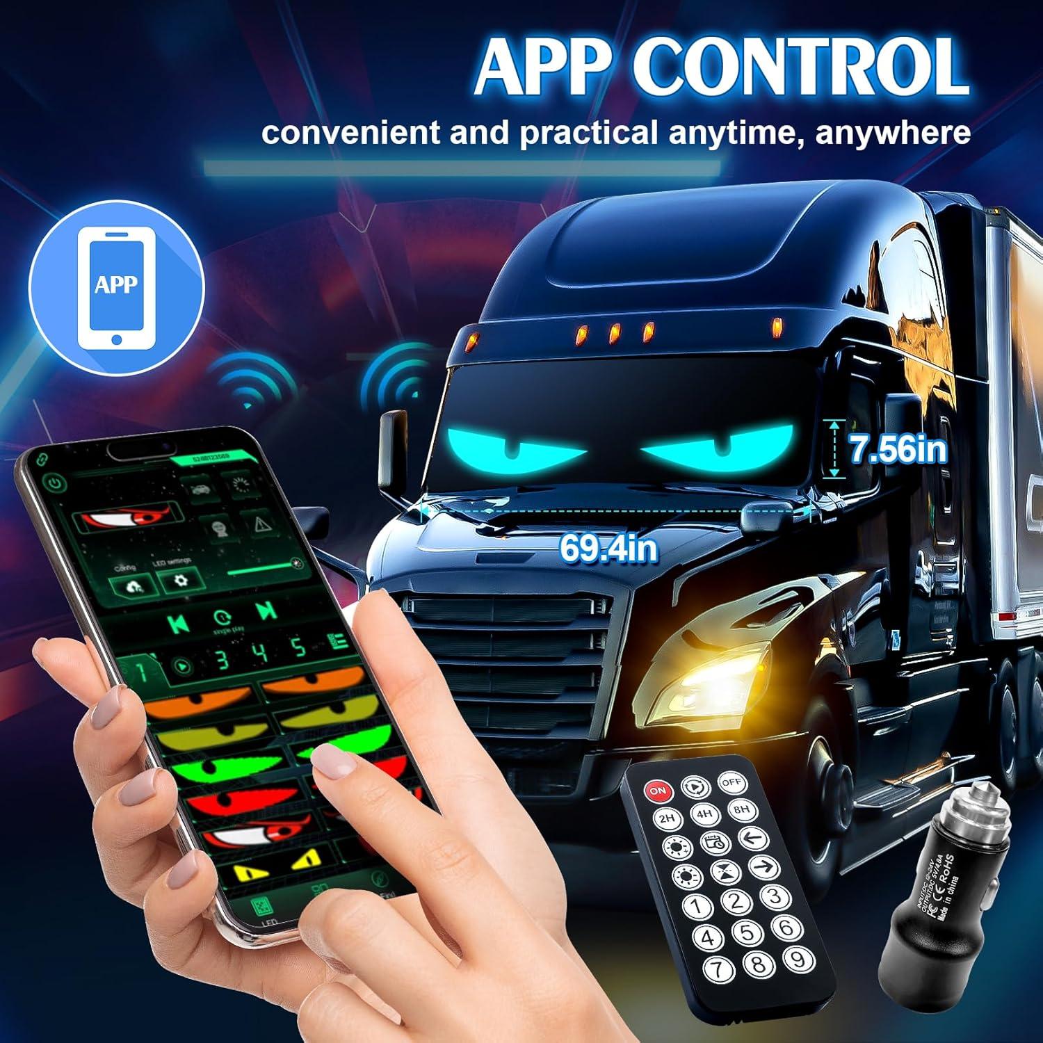 Barra de Luz LED CRILEAL 52.4"x7.56" RGB con Control Bluetooth