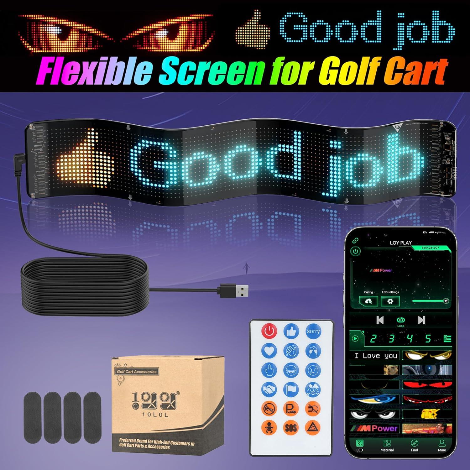 Cart de Golf 10L0L Pantalla Digital Programable 60x12cm
