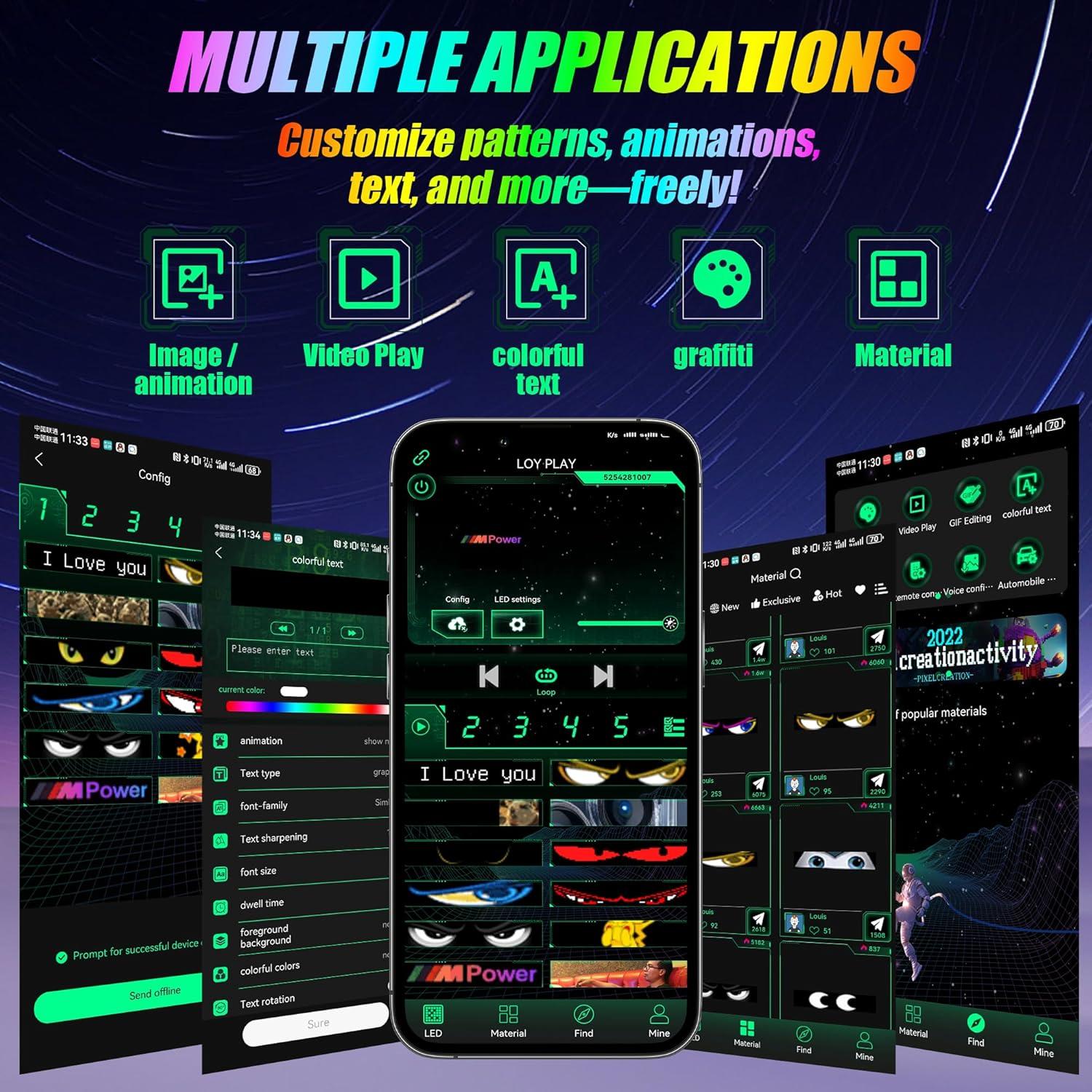 Cart de Golf 10L0L Pantalla Digital Programable 60x12cm