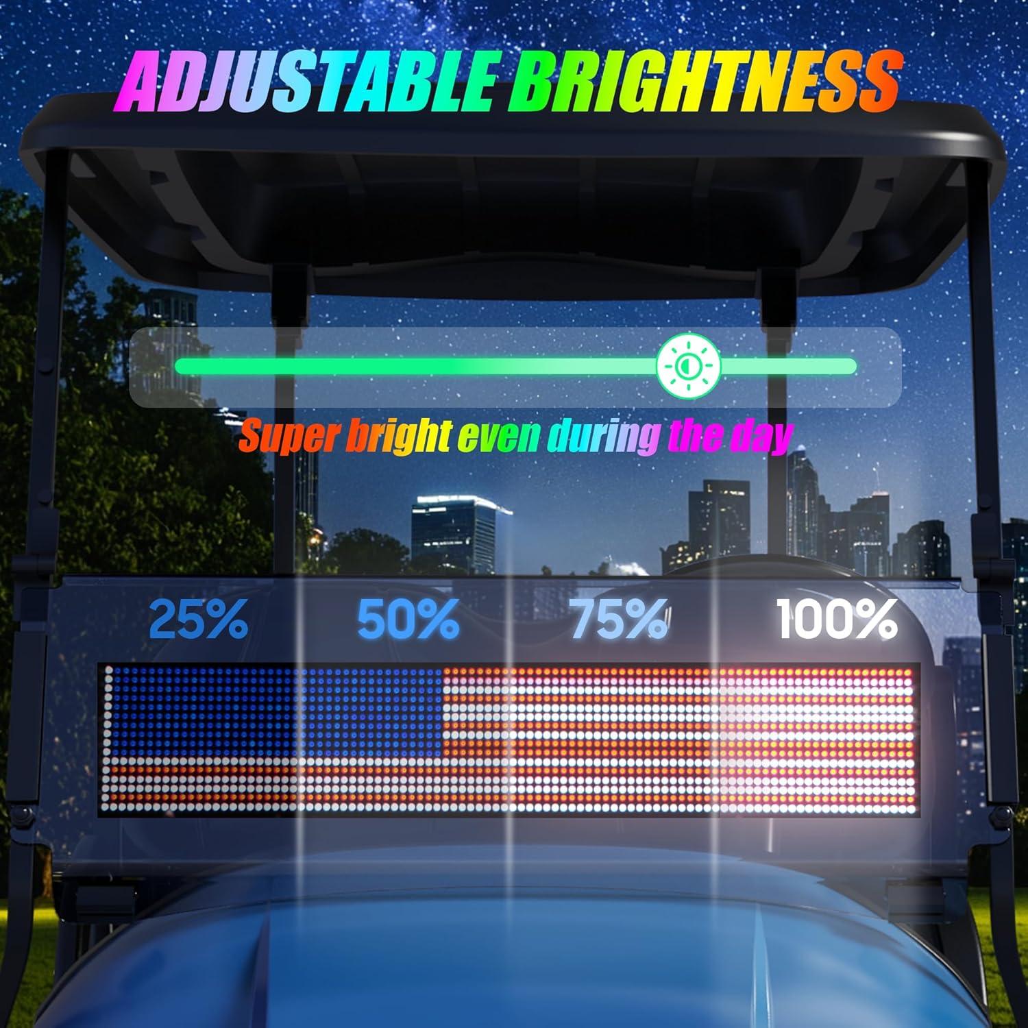 Cart de Golf 10L0L Pantalla Digital Programable 60x12cm