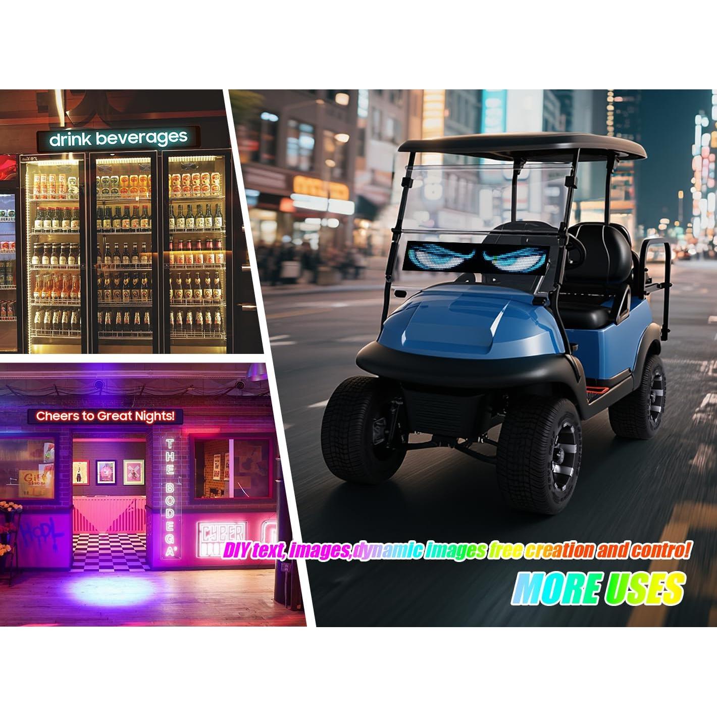 Cart de Golf 10L0L Pantalla Digital Programable 60x12cm