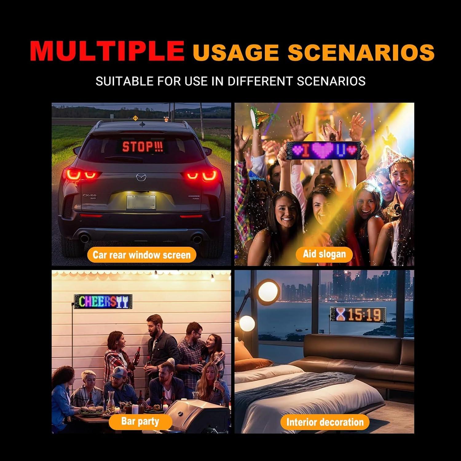 Luz LED Ojos Diabólicos ALDST 24" Flexible para Autos