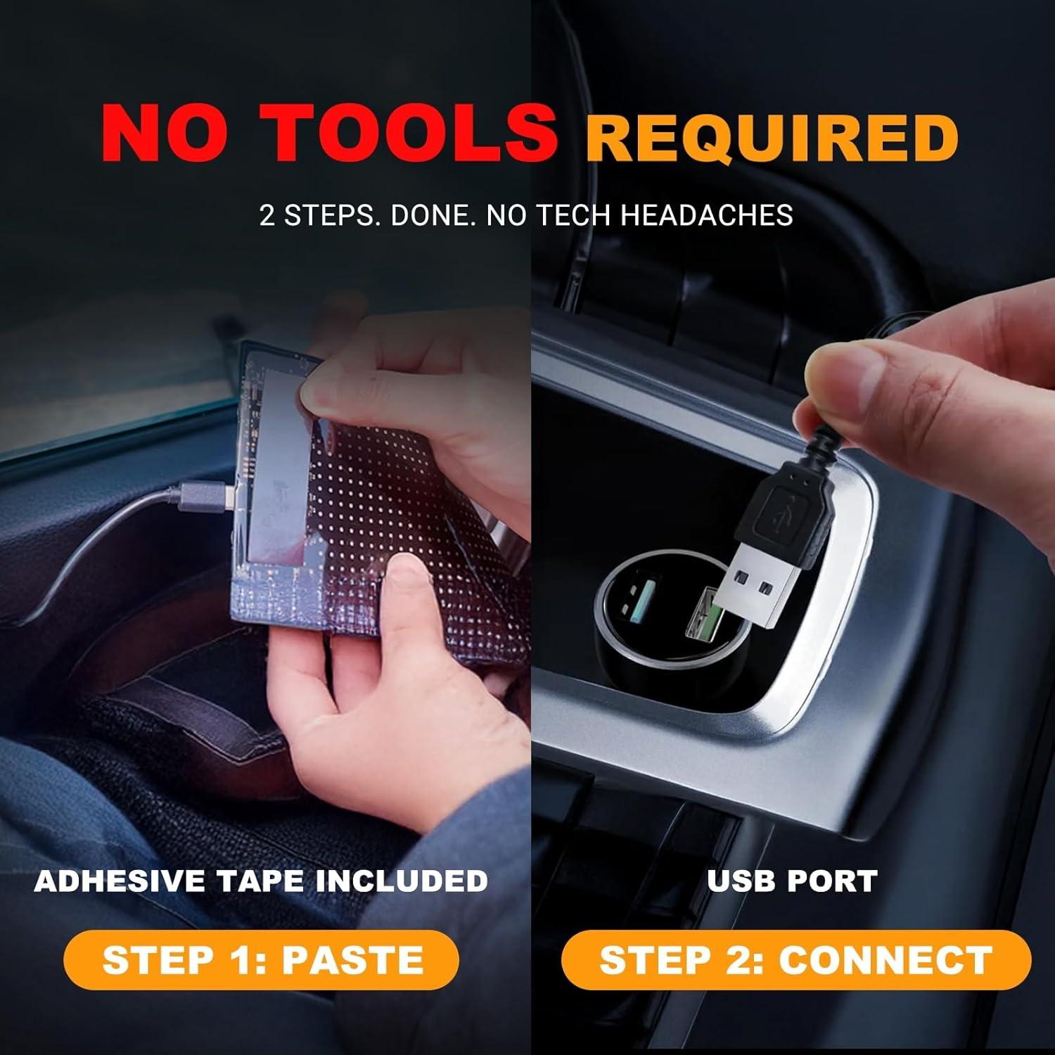 Luz LED Ojos Diabólicos ALDST 24" Flexible para Autos