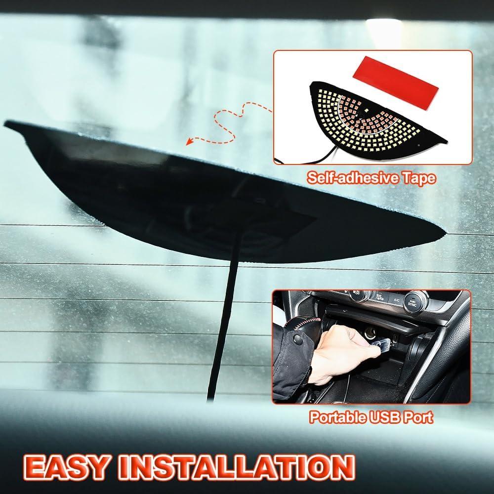 Luz LED Ojos de Diablo Blueshyhall para Coche USB Rojo y Blanco