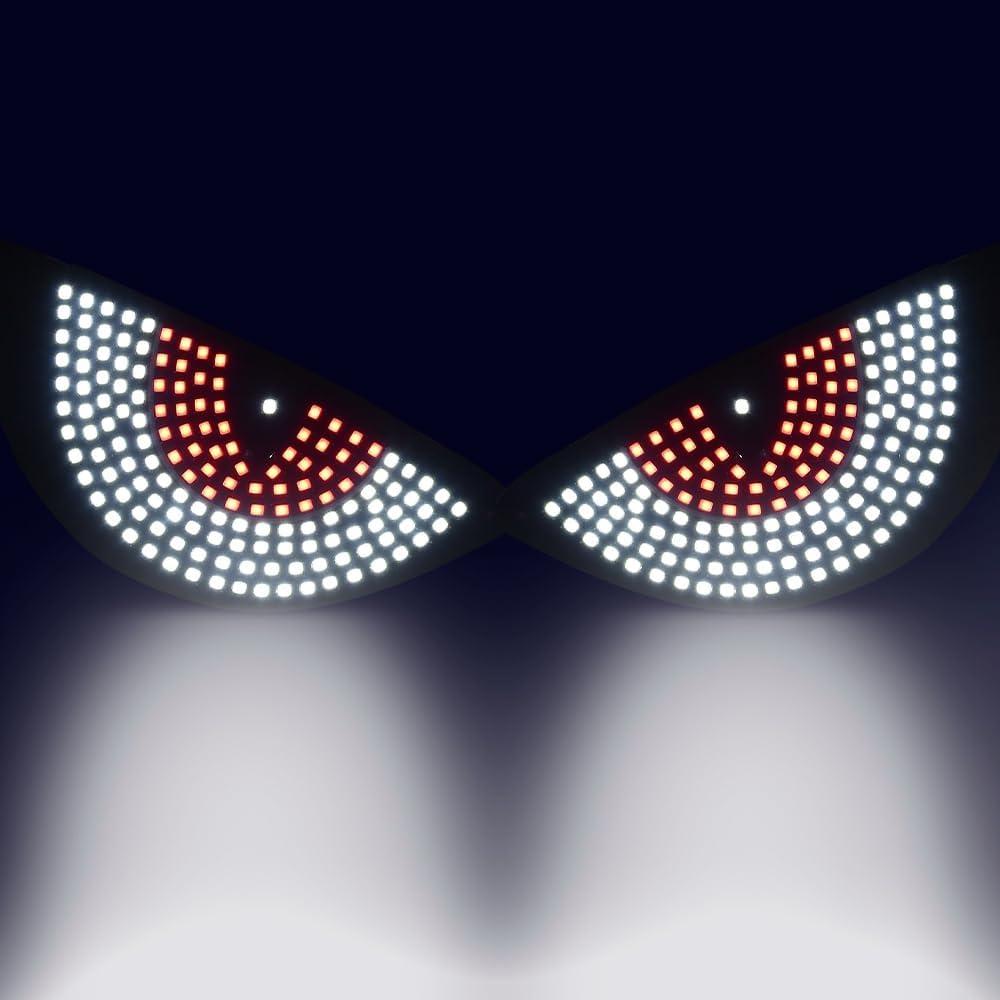 Luz LED Ojos de Diablo Blueshyhall para Coche USB Rojo y Blanco