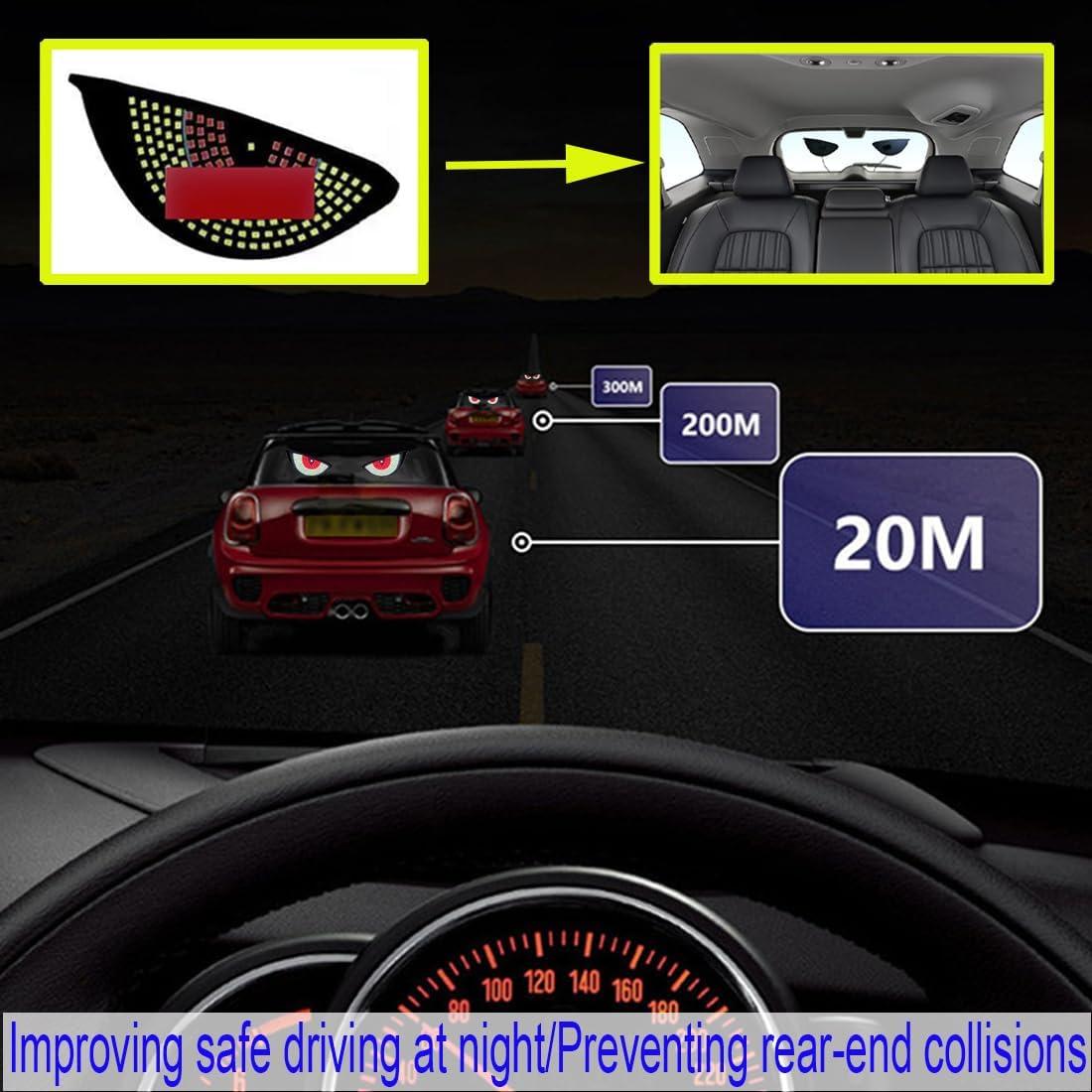 Luces LED Ojos de Diablo Lcxecnw para Coche USB 5V