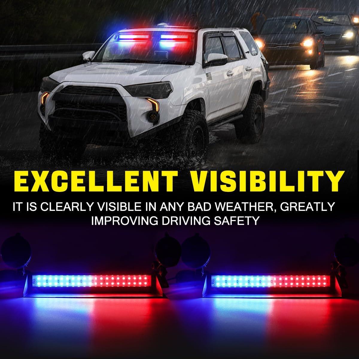 Luces de Emergencia LED Estroboscópicas 35.56 cm SmallFatW