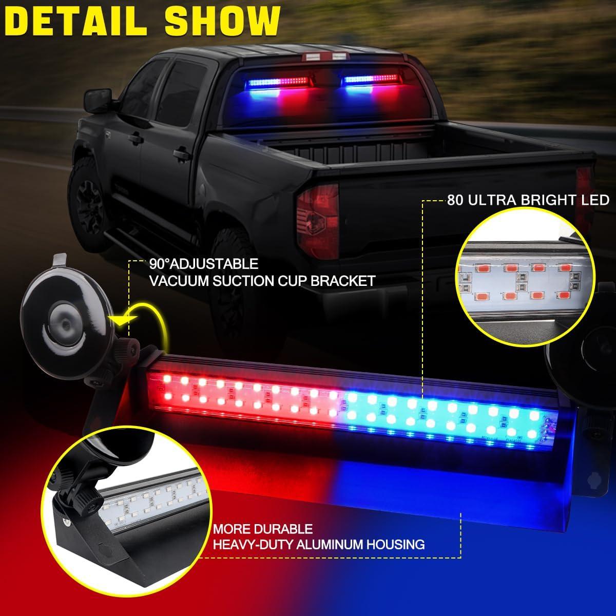 Luces de Emergencia LED Estroboscópicas 35.56 cm SmallFatW