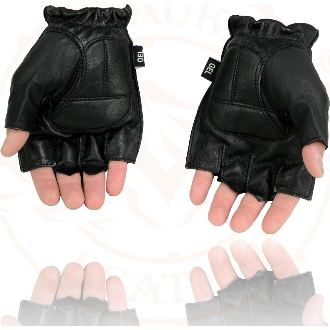 Guantes de Motocicleta Milwaukee Leather SH442 Sin Dedos