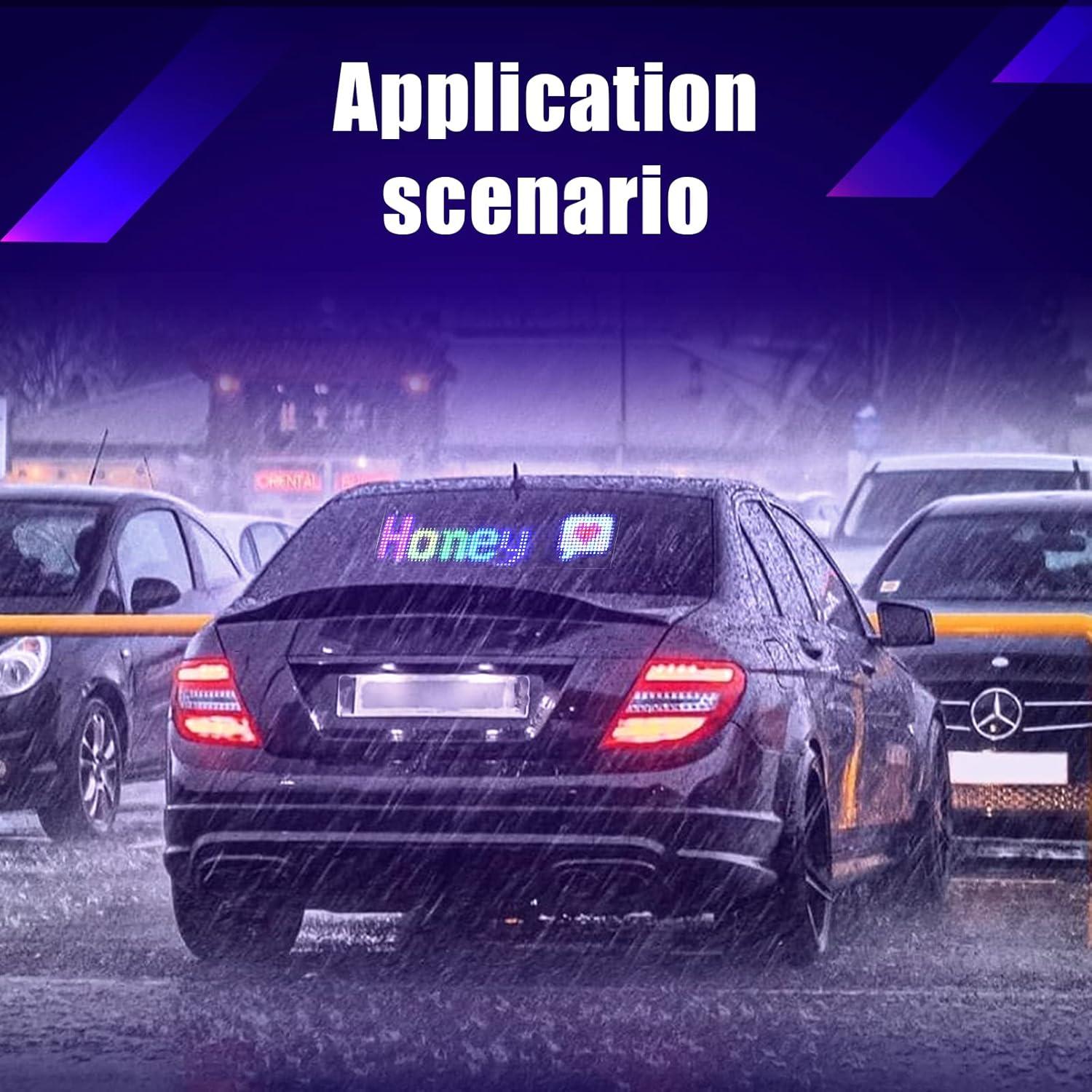 Cartel LED Programable XIAOOHO 48.3x12.7cm RGB Bluetooth