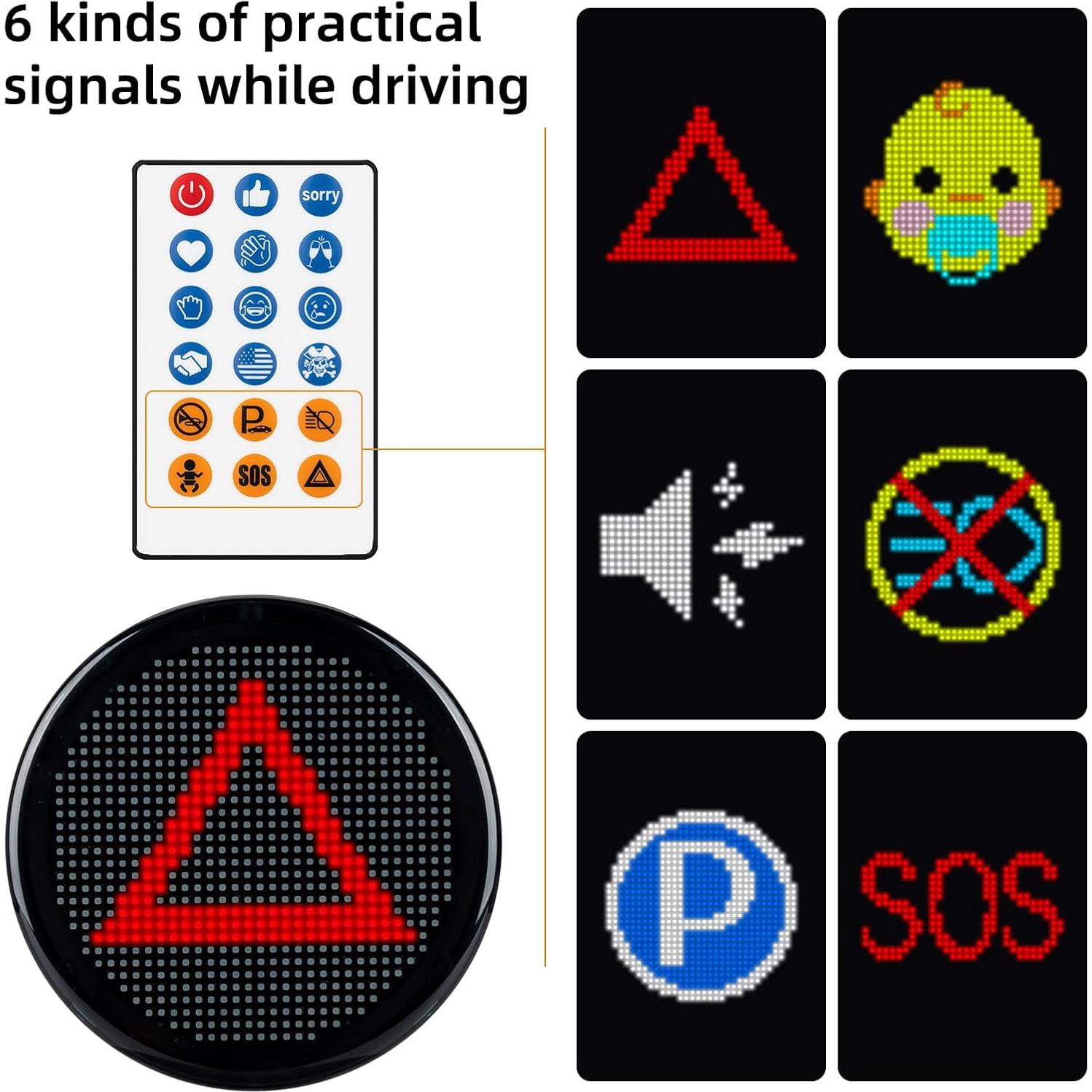 Luz de Señal LED Gelrova V0 - Pantalla Personalizable 30x30 cm