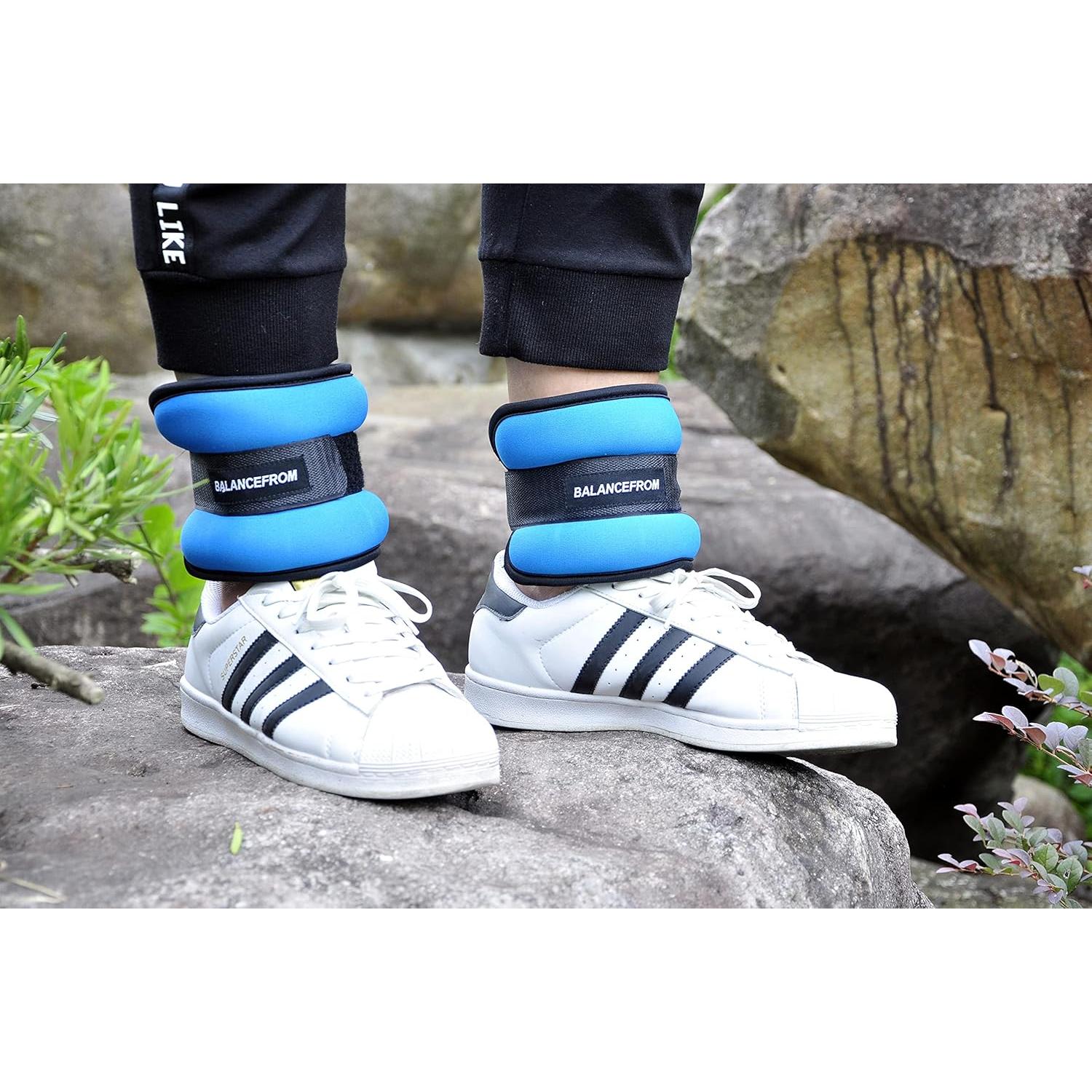 Pesas de Tobillo y Muñeca Ajustables Fitvids 2 kg Rosa