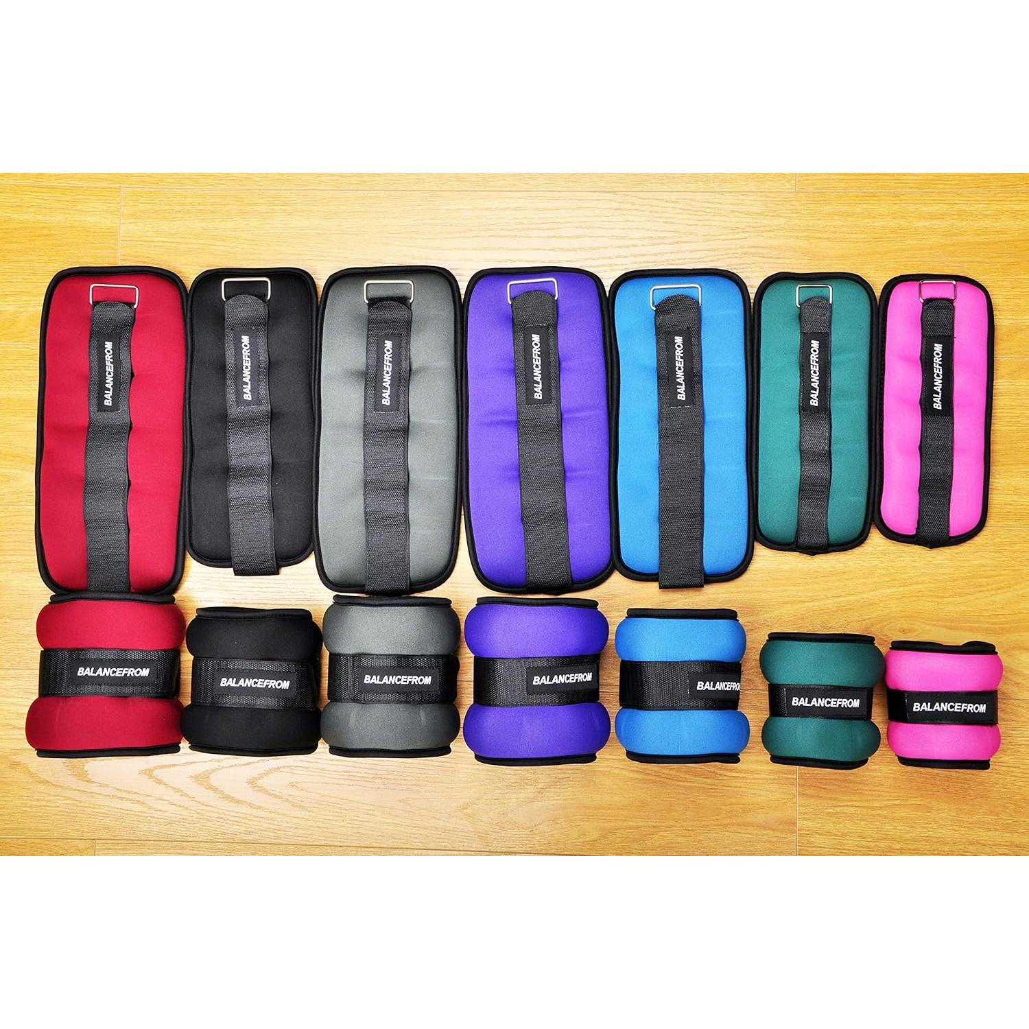 Pesas de Tobillo y Muñeca Ajustables Fitvids 2 kg Rosa