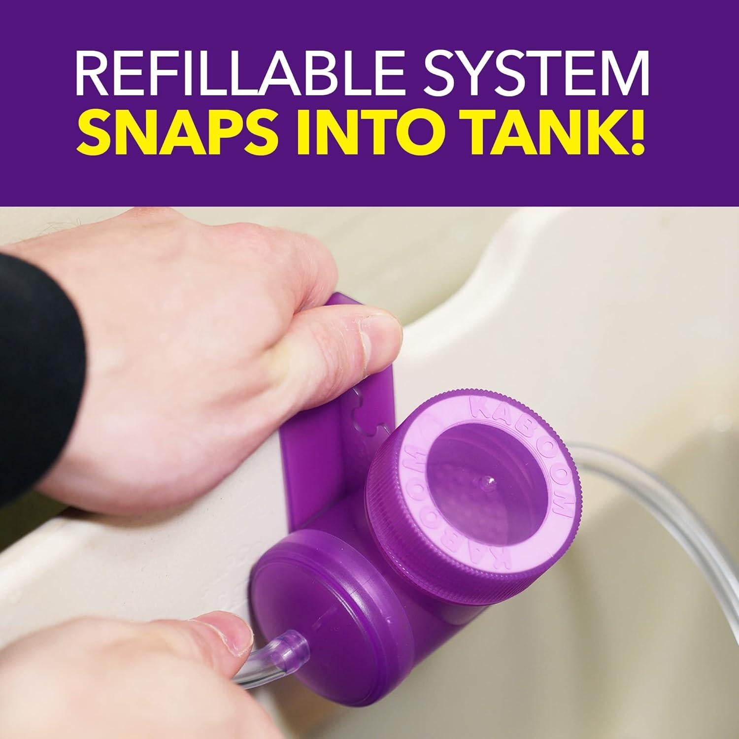 Recarga 3 Paquetes Kaboom Sin Fregar Limpieza Inodoro OxiClean