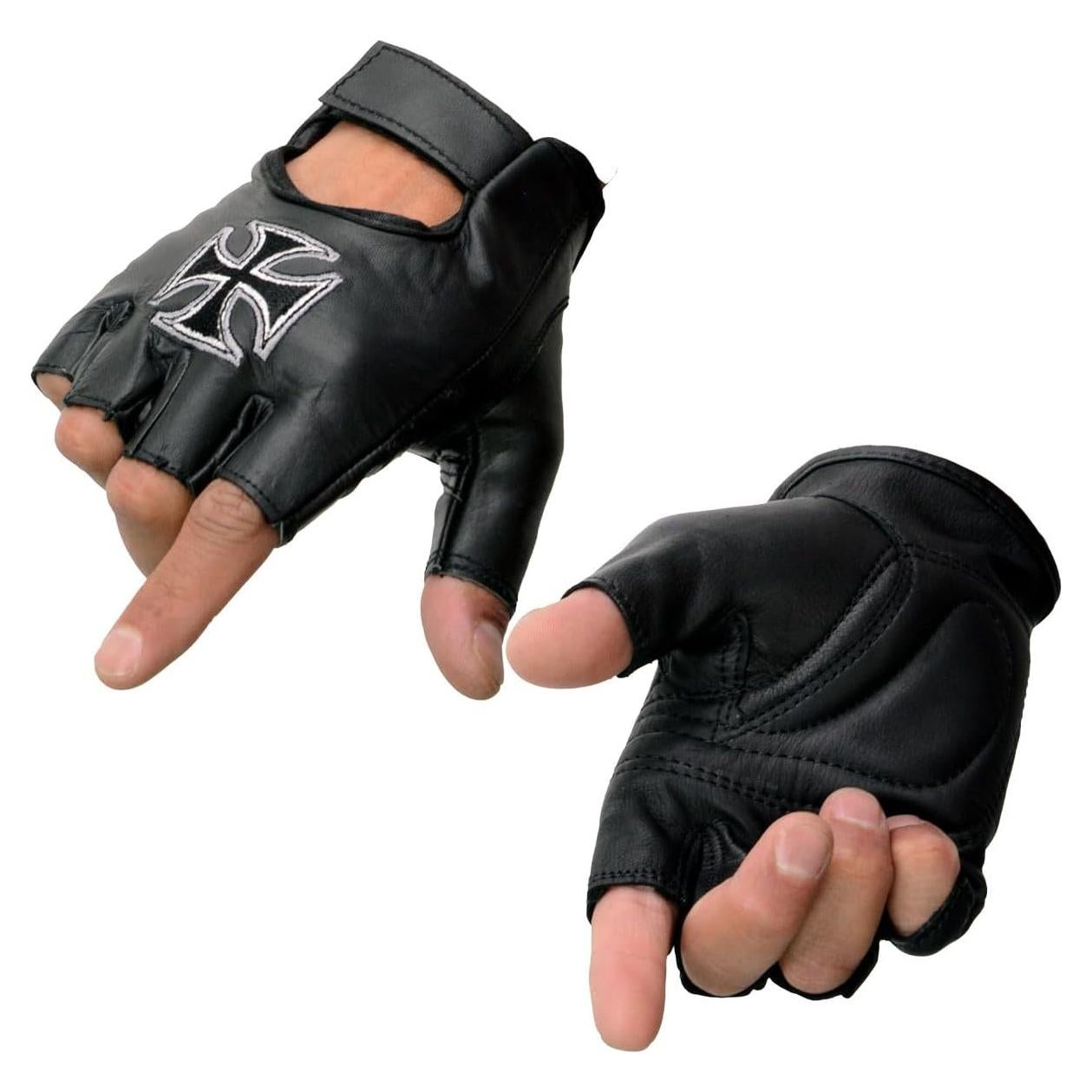 Guantes de Cuero sin Dedos Milwaukee SH354 para Hombre