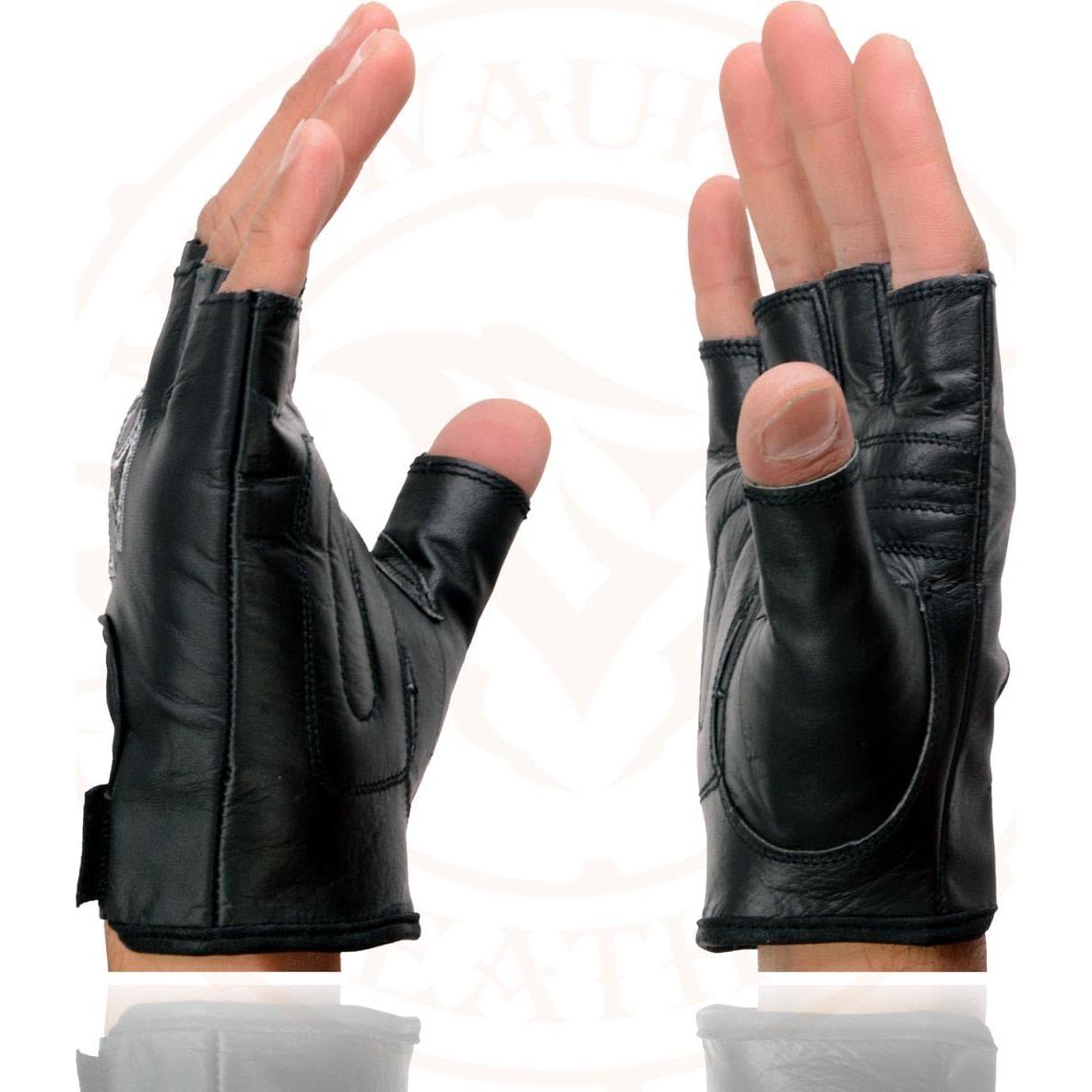 Guantes de Cuero sin Dedos Milwaukee SH354 para Hombre