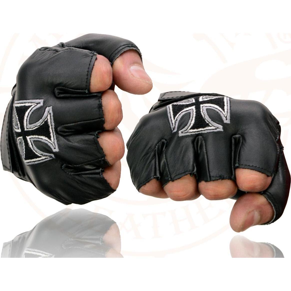 Guantes de Cuero sin Dedos Milwaukee SH354 para Hombre
