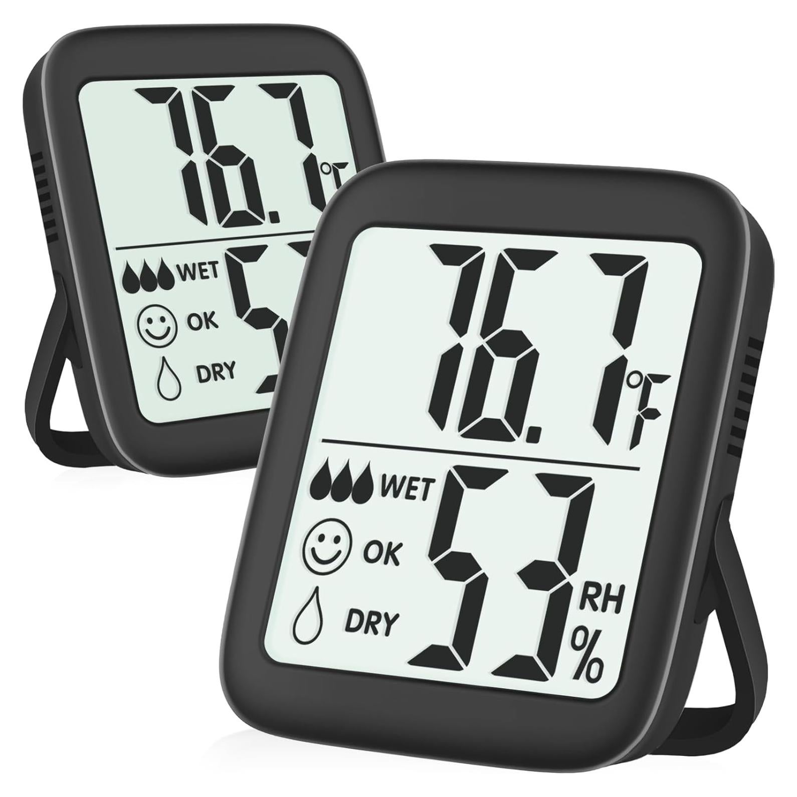 Higrómetro Termómetro Digital Antonki 2 Pack - Precisión Alta