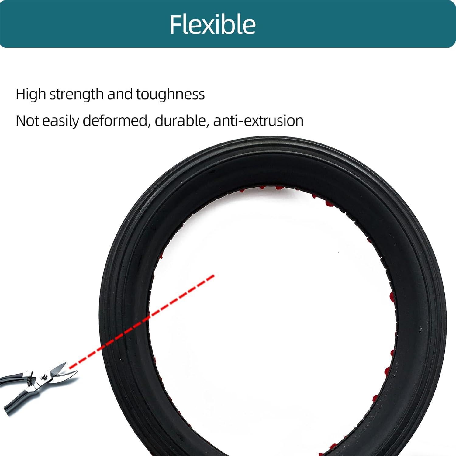 Tira de Sello de Goma EPDM Tintvent 20 Pies 1" Negro