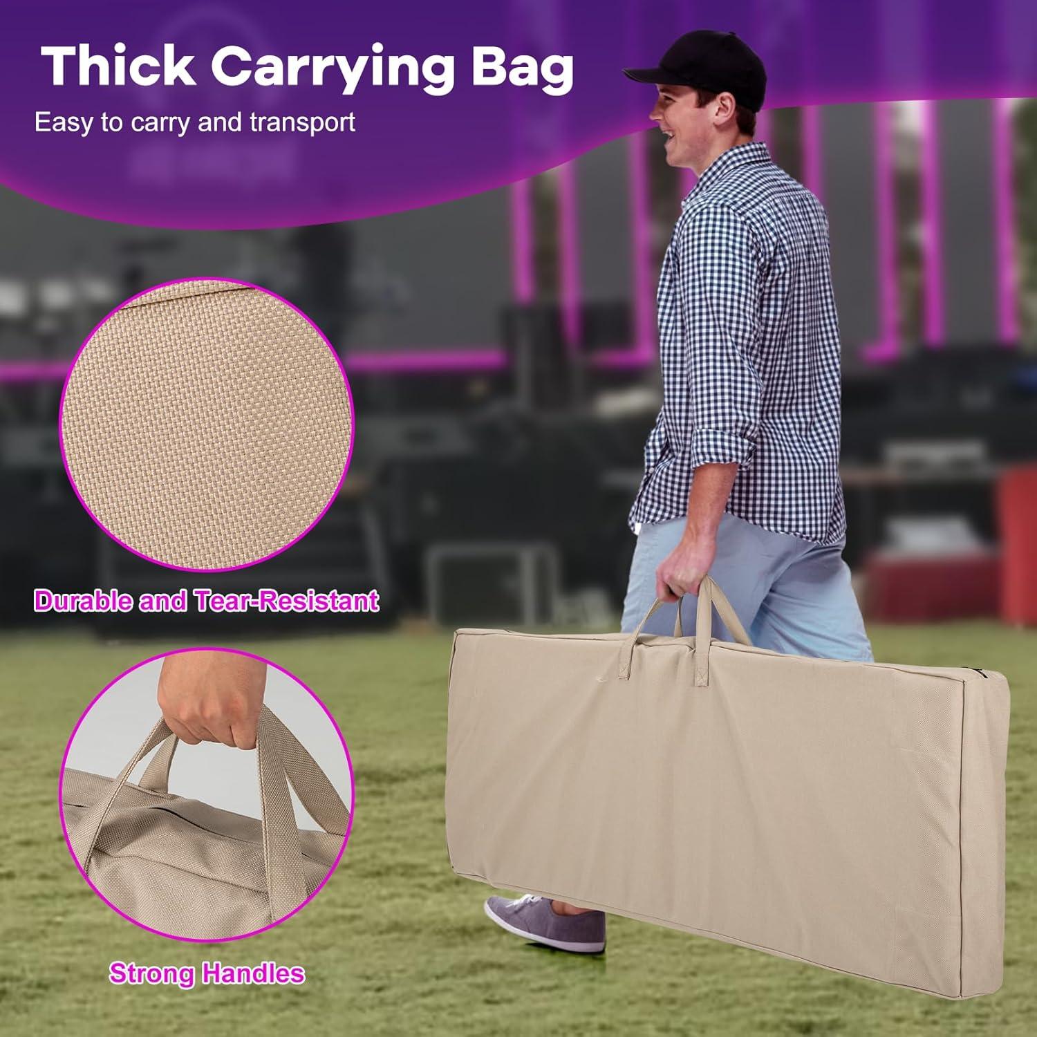 Cabina de DJ Plegable Morohope XL con Orificio para Cables