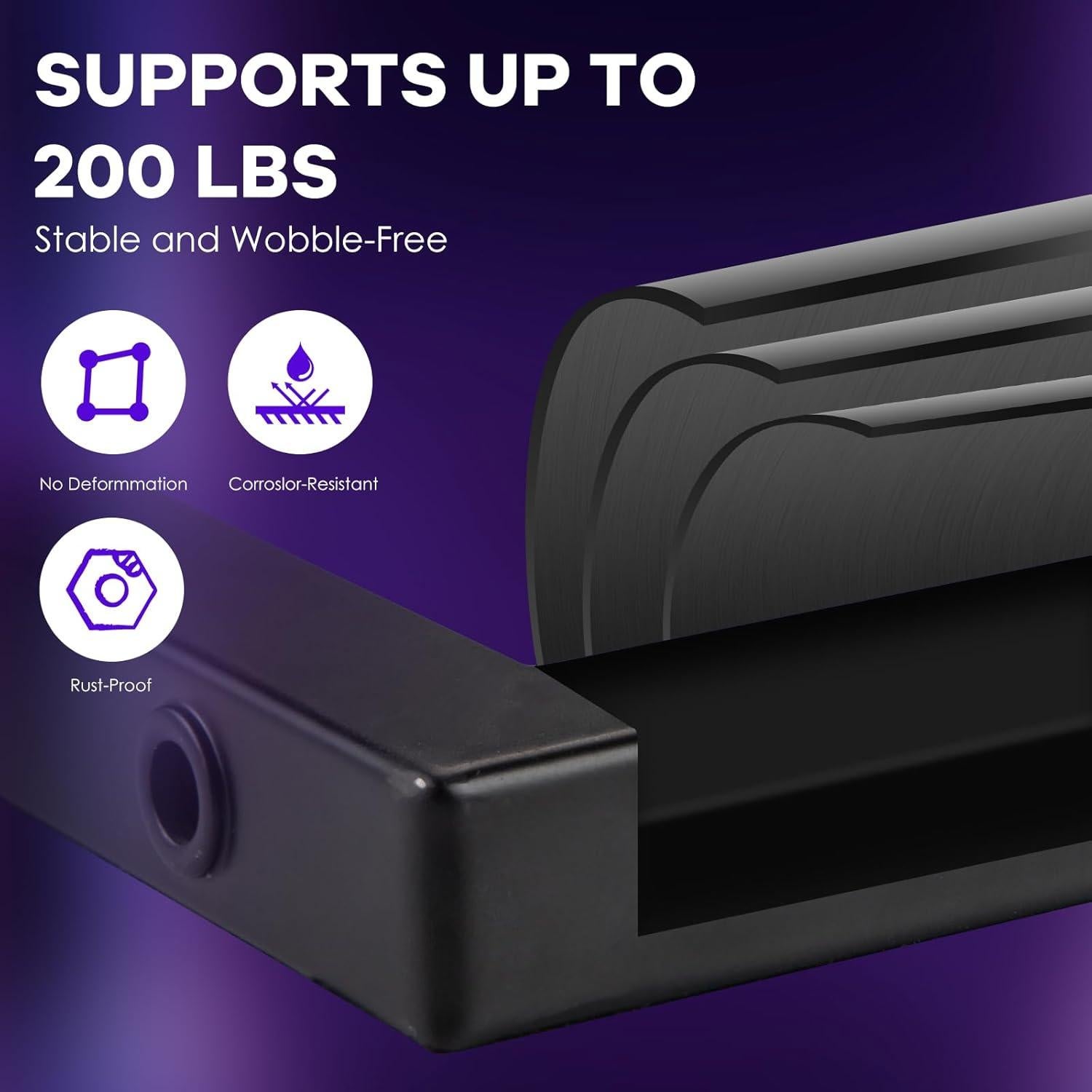 Cabina de DJ Plegable Morohope XL con Orificio para Cables