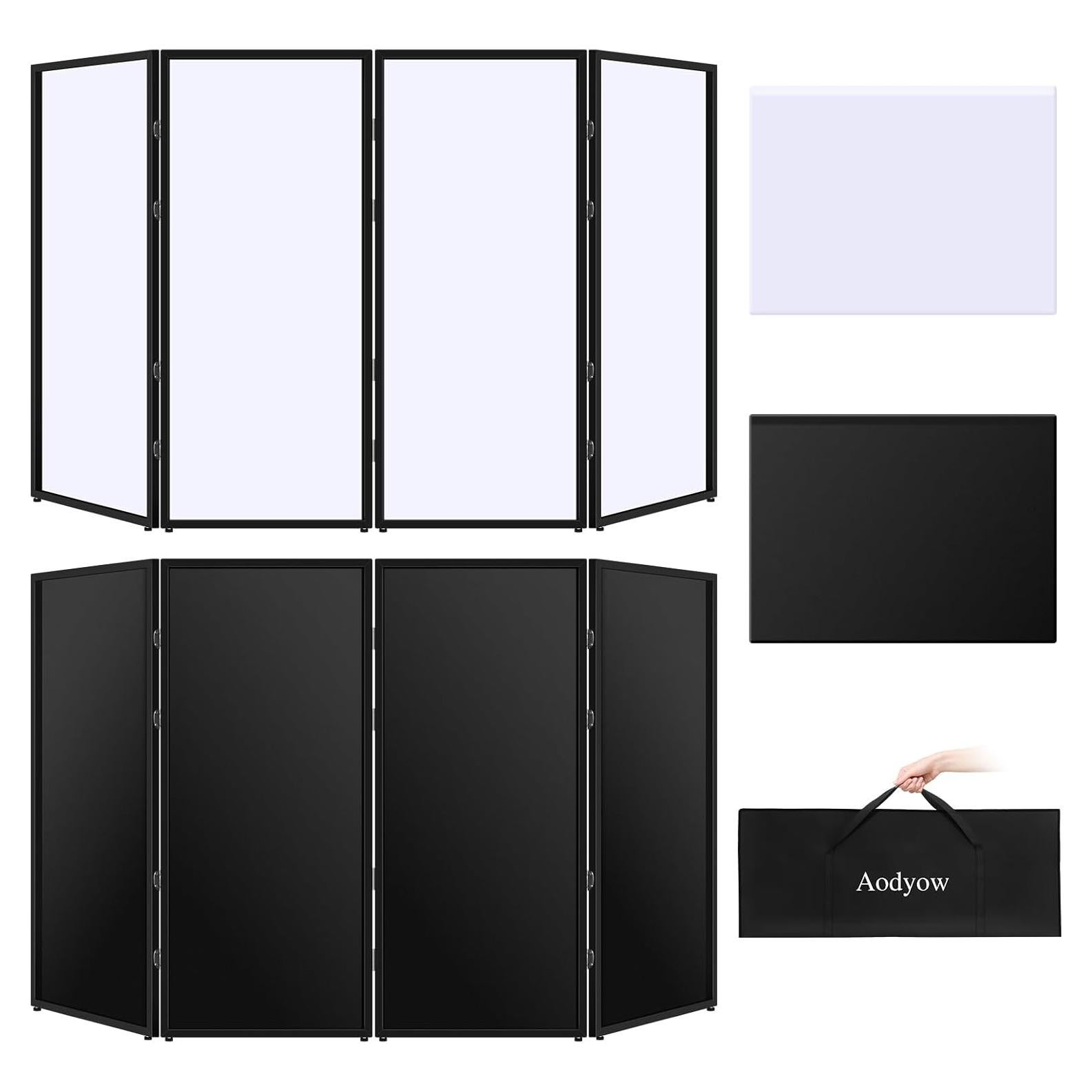 Cabina de DJ Portátil Aodyow AO-2 Plegable con Scrims