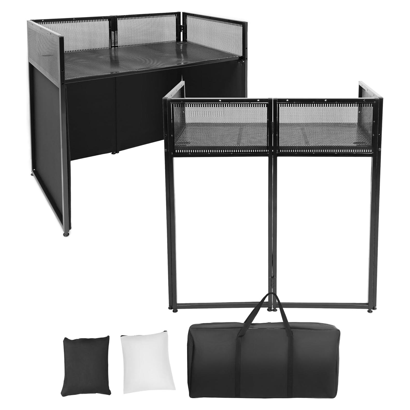 Cabina DJ Portátil HECASA 50.8x101.6 cm Plegable con Fundas