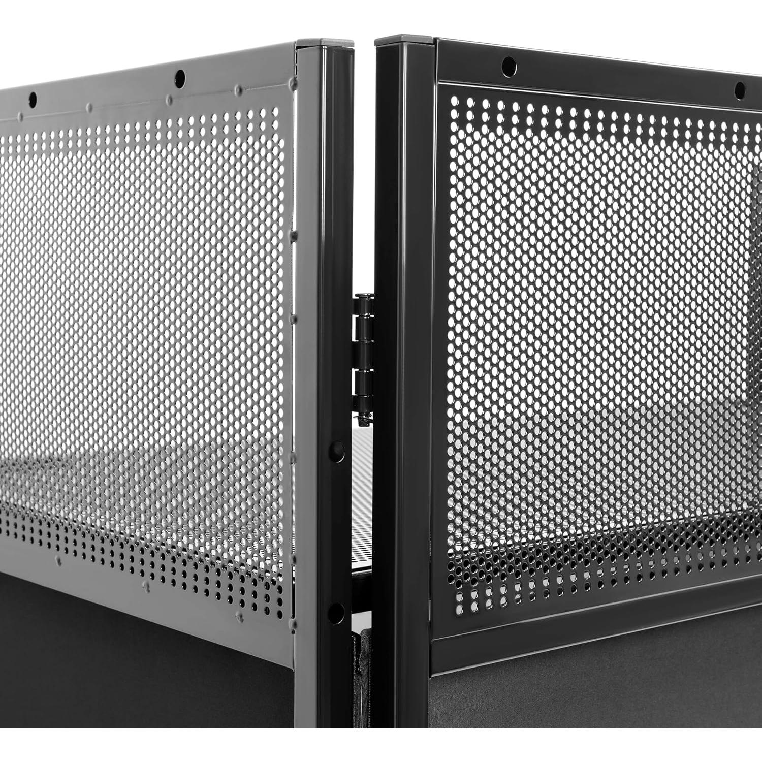 Cabina DJ Portátil HECASA 50.8x101.6 cm Plegable con Fundas