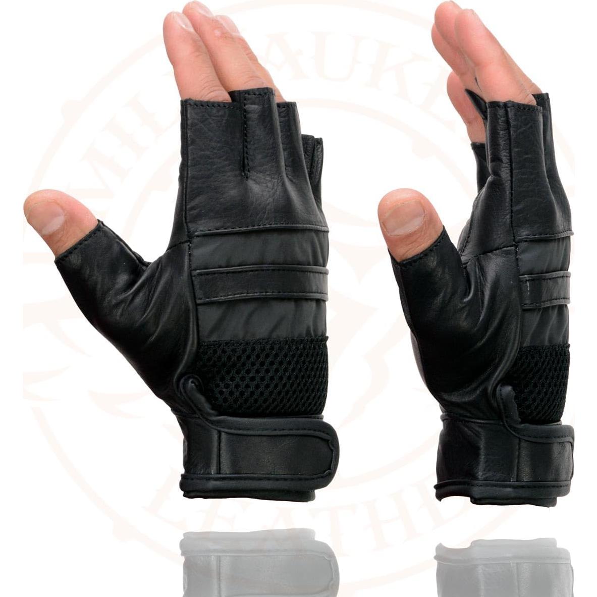 Guantes de Motocicleta Milwaukee Leather 2X Sin Dedos
