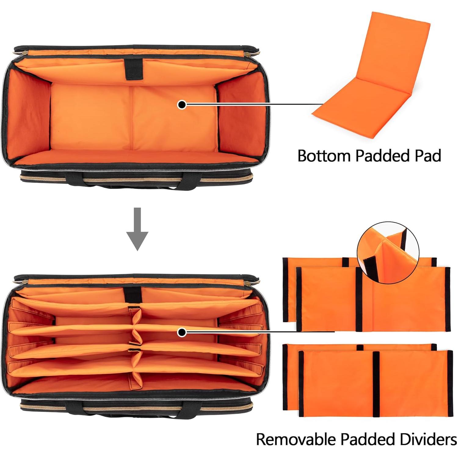 Bolsa Organizadora de Cables Trunab Grande para DJ 54.86x24.89x26.92cm